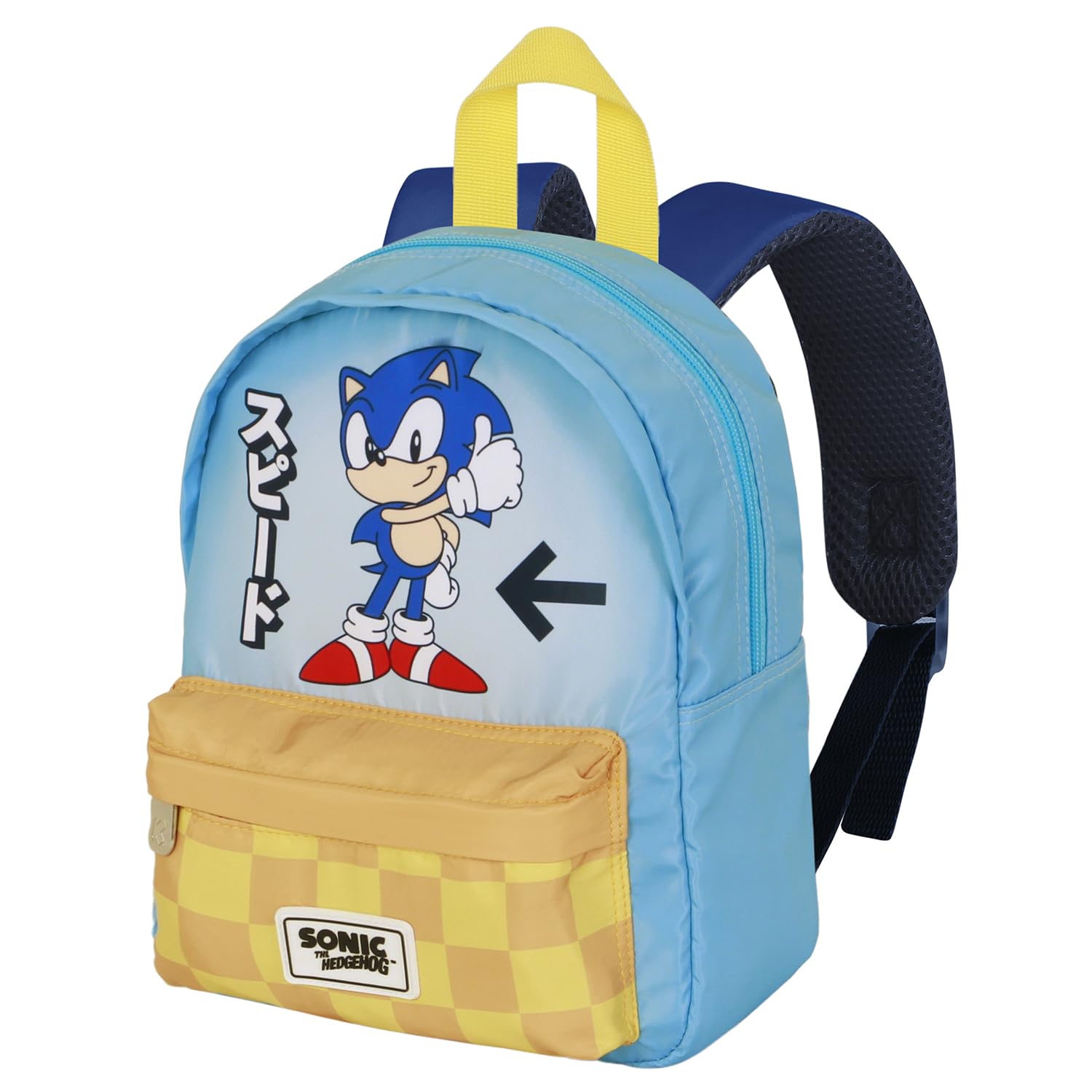 Karactermania Sonic The Hedgehog Yeah-Joy Preschool Backpack, Blue, 22 x 27 cm, Capacity 5 L