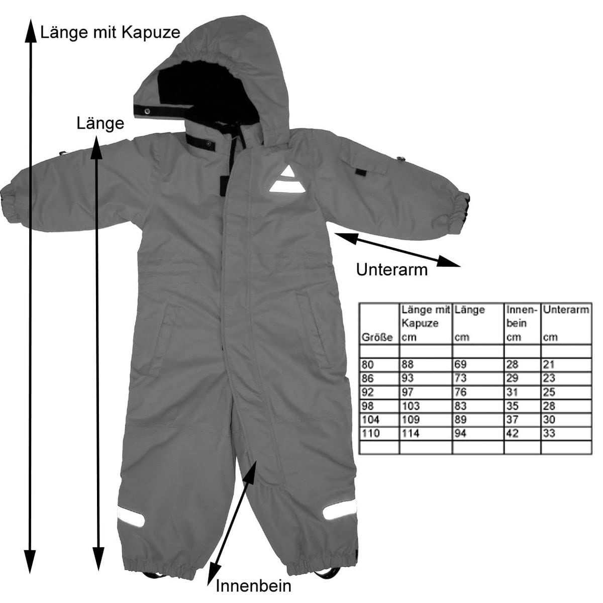 Maylynn Mini Baby Softshell Schneeanzug Schneeoverall grün