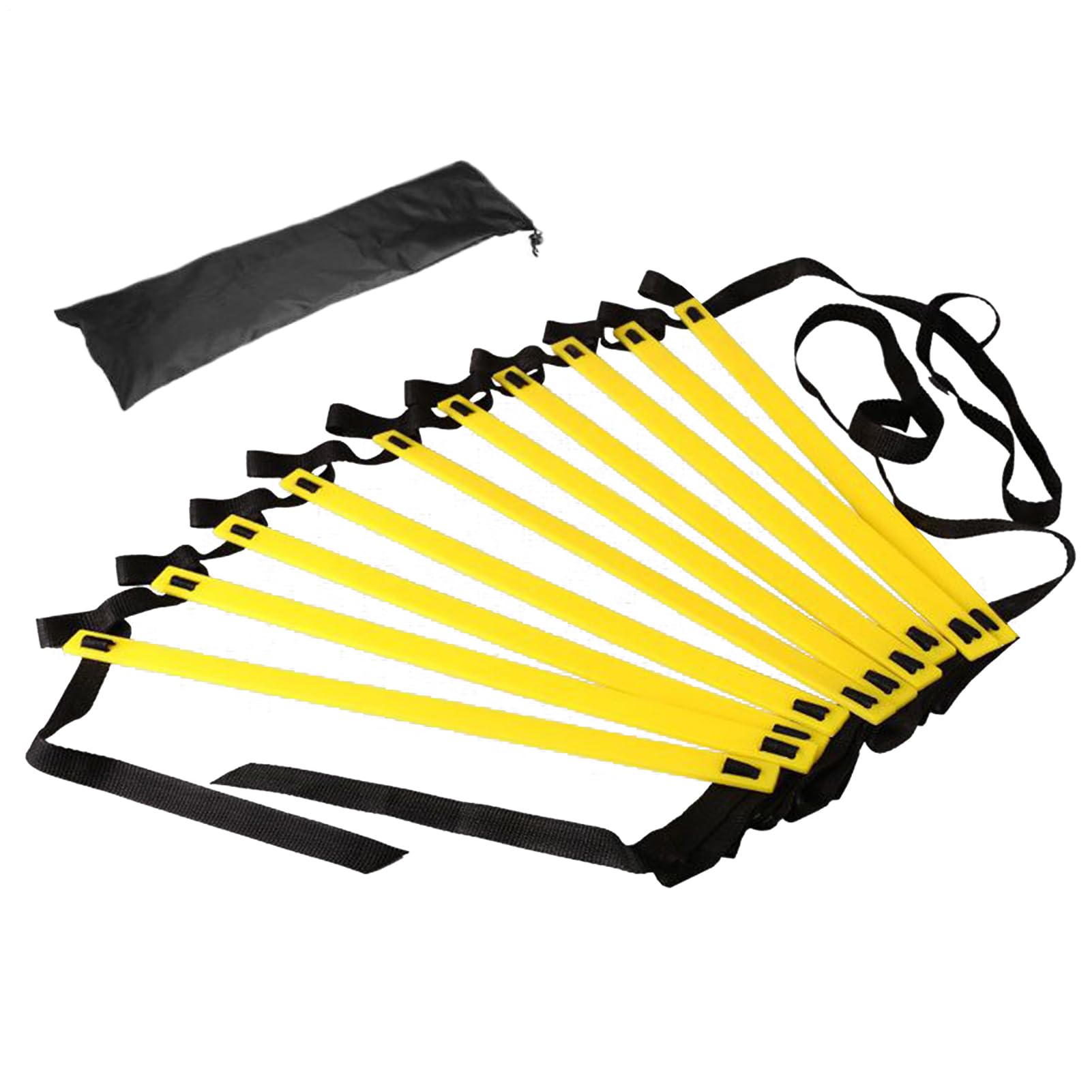 Escalera de Agilidad - Equipo de Entrenamiento de Velocidad con Escalera de Agilidad,Equipo De Ejercicio Para Pies Con Configuración Para Hombres Mujeres Jóvenes Atletas