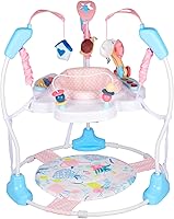 Furmubei 3-in-1 Baby Activity Center Jumper with 360° Rotating Seat, Music, Lights & Adjustable Heights for 6+ Months JP2402