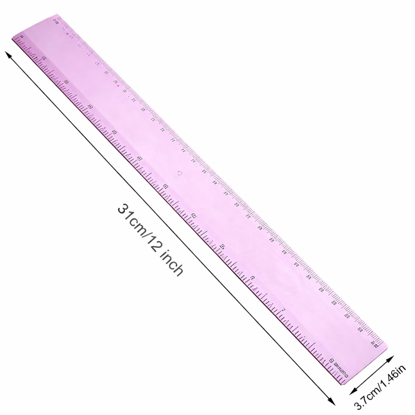 Snapklik.com : EBOOT 2 Pack Plastic Ruler Straight Ruler Plastic ...