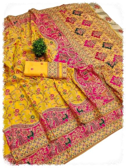 style bloom PASHMINA JAQUARD SILK SAREE-picture-19