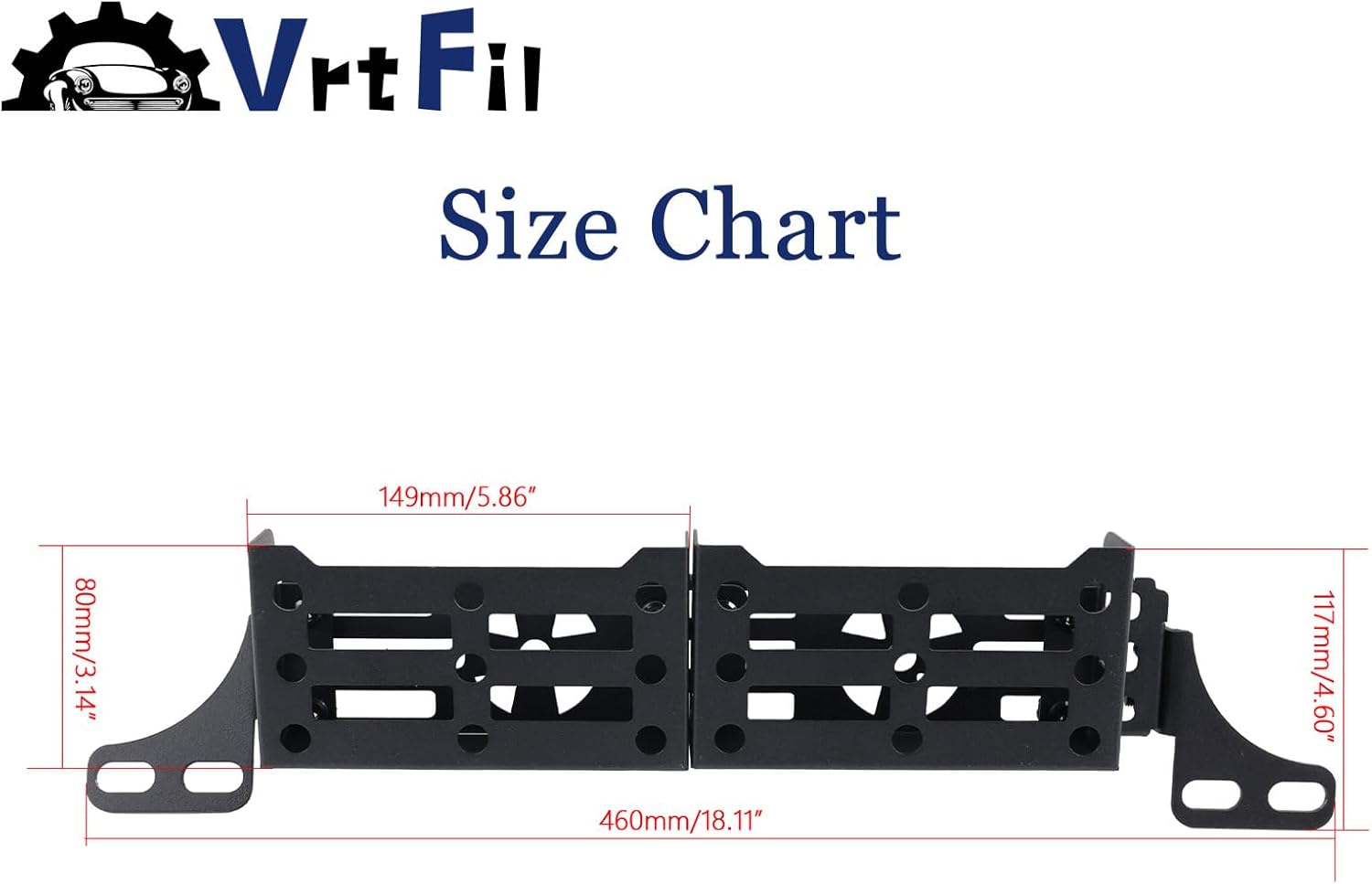 Car Seat Brackets Storage Basket - Universal Molle Panel Organizer Compatible with Toyota Tacoma 4Runner Lexus GX460/GX470 | Tactical Gear Mounting System & Quick Installation for Under Seat Storage