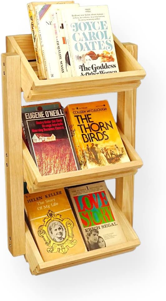 Birdie Designs Large Wooden Fruit Basket, 3Tier Fruit Bowl