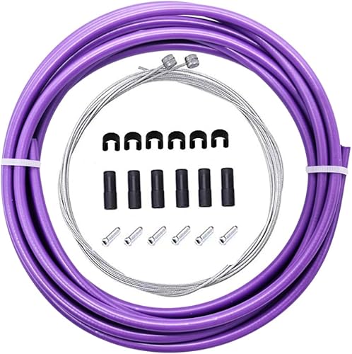 Miniatura 6 de BlueSunshine - Juego de cables de freno y carcasa para bicicleta, kit de repuesto de cable de freno básico para tu bicicleta (negro), carcasa de