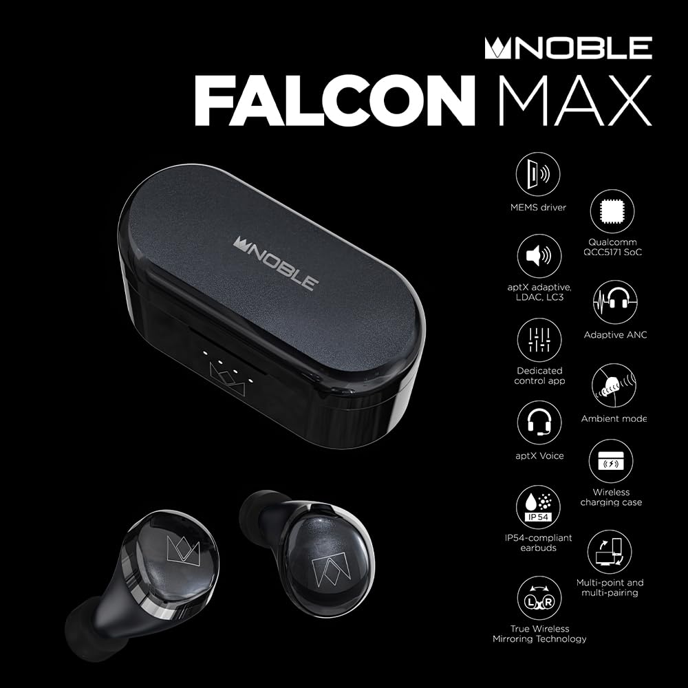 Amazon.co.jp: Noble Audio FALCON MAX NOB-FALCONMAX-B 【日本正規店  