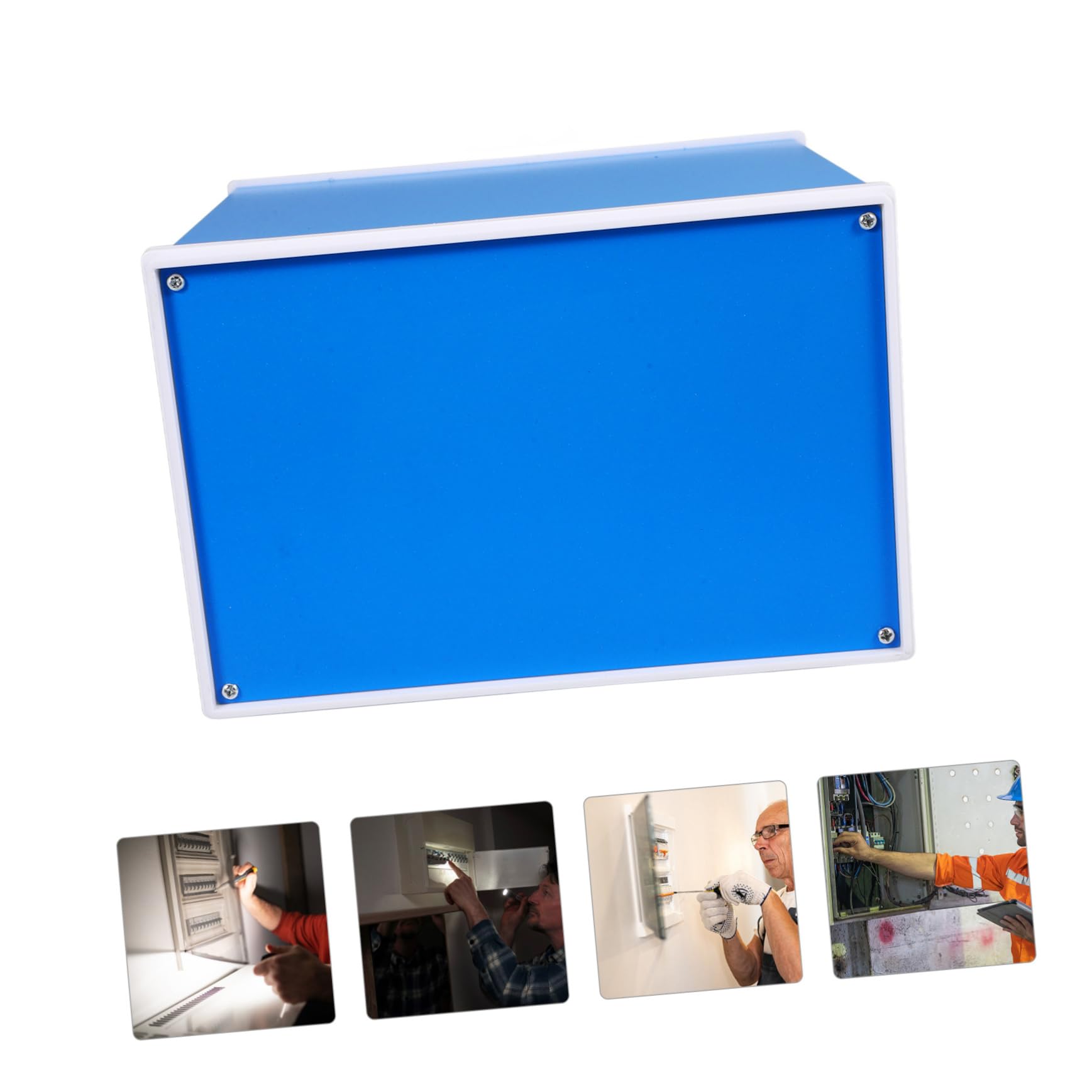 Artibetter Metall Anschlusskasten Elektronikgehäuse aus Stahlblech Verteilerkasten Projektbox Selbstgemacht Elektronikgehäuse 140x210x180mm für Elektroinstallationen
