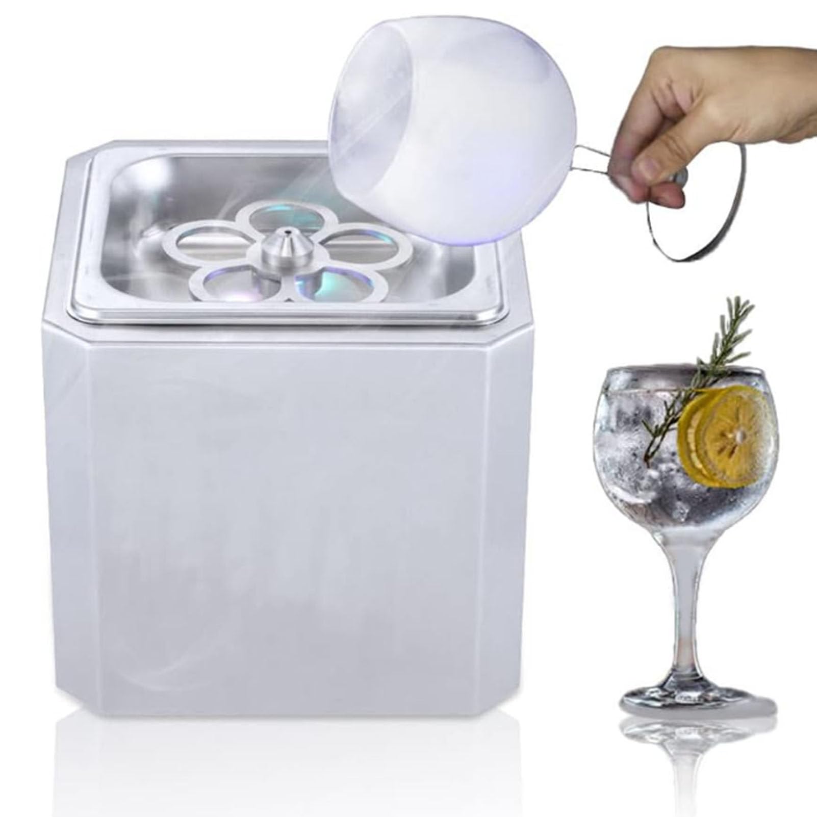 AYCDL Glass Froster Chiller,Cooler Freezer,for Beer Wine Whiskey Cocktail Champagne Martini Vodka Rum Beverage Drink in Bars Nightclubs Pubs