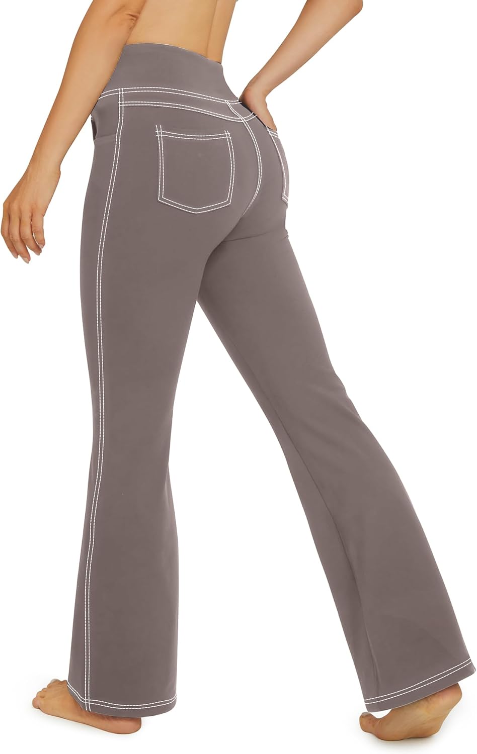 G4Free Bootcut Yoga Pants with 4 Pockets Flare Leggings for Women High Waisted Casual Dress Pants