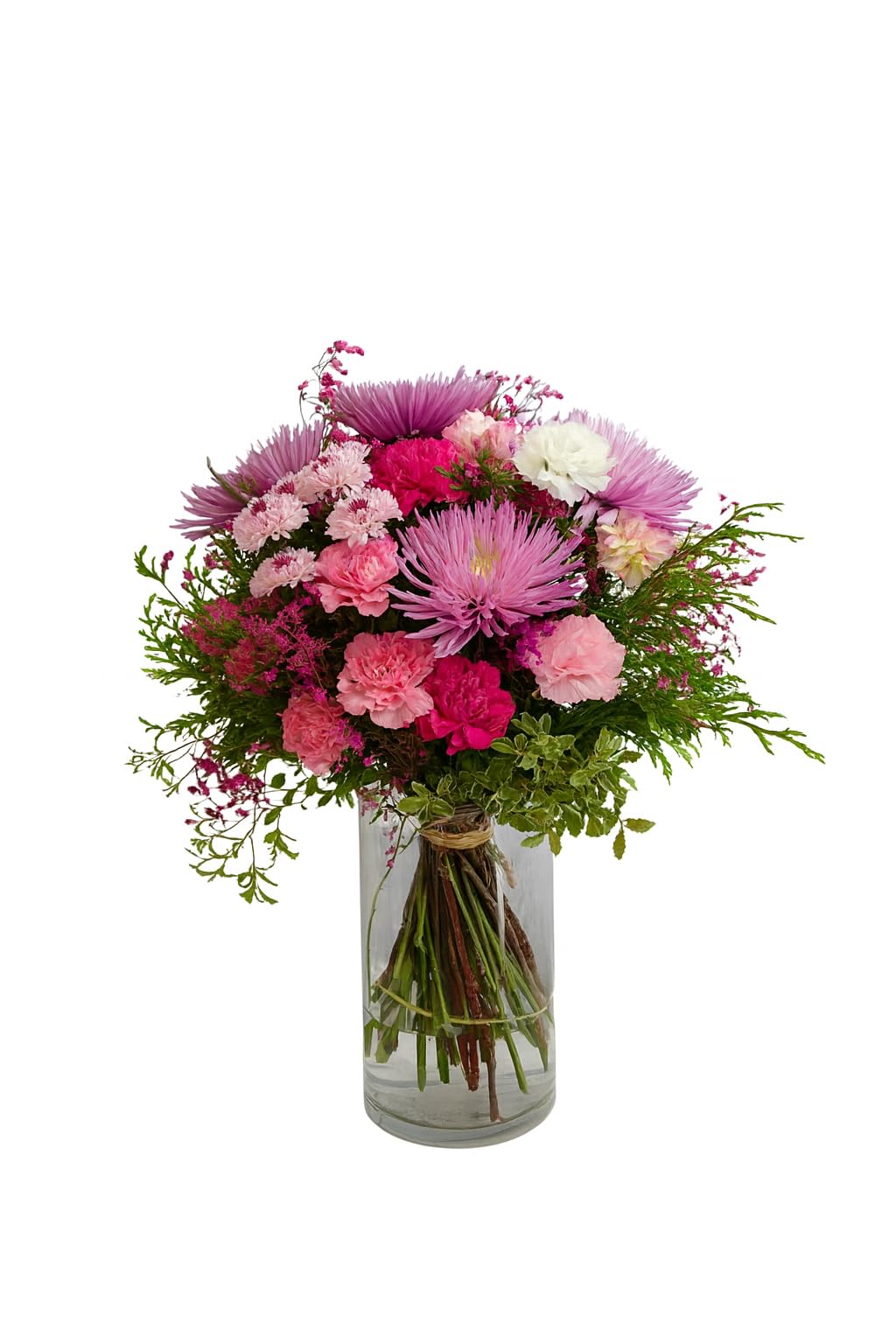 Flores SOLIDARIAS - Ramos de Flores Naturales Anastasia Lila - Ramo Fresco de Calidad para Regalo, San Valentín, Día de la Madre, Bodas, Aniversarios, Cumpleaños y Decoración del Hogar