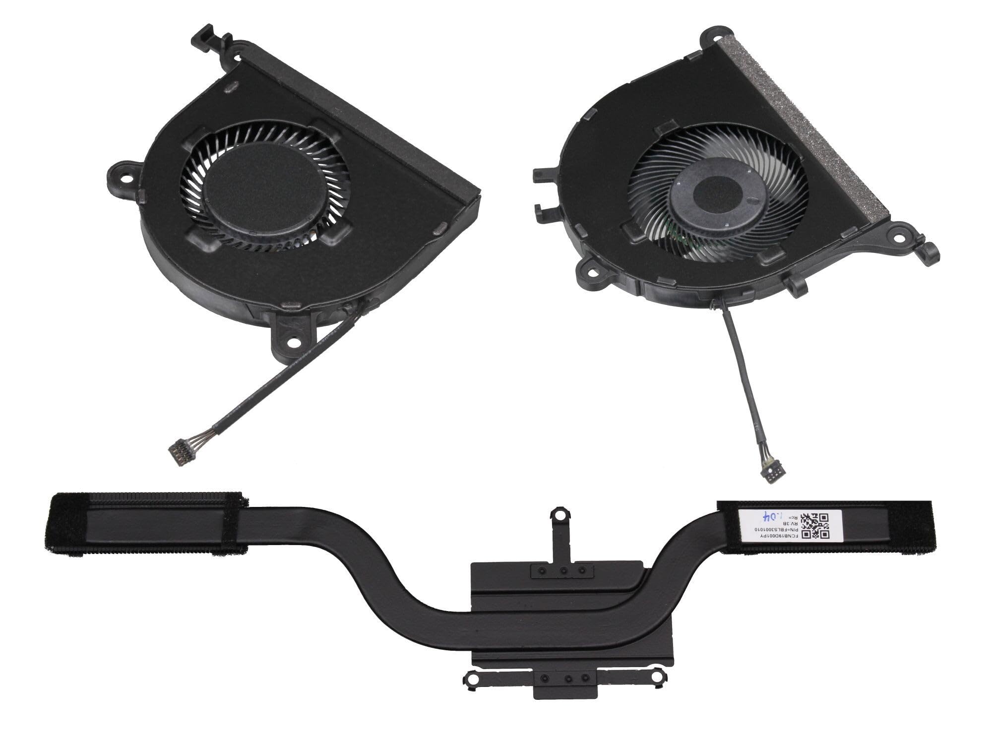 Ventilateur incl. refroidisseur (CPU/GPU) original pour Lenovo Yoga Slim 7-14ARE05 (82A2)