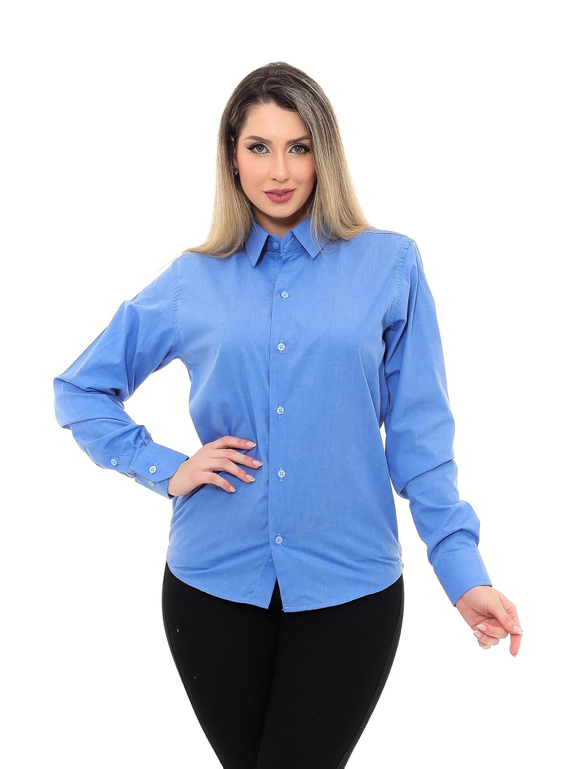 Camisa Social Feminina Premium Tipo Linho Executiva Estruturada Manga Longa em promoção! Veja a oferta e mais achadinhos de Blusas 2 Hoje é o melhor dia para comprar Camisa Social Feminina Premium Tipo Linho Executiva Estruturada Manga Longa com aquele preço maroto! Promoção! Aproveite a oferta! 2