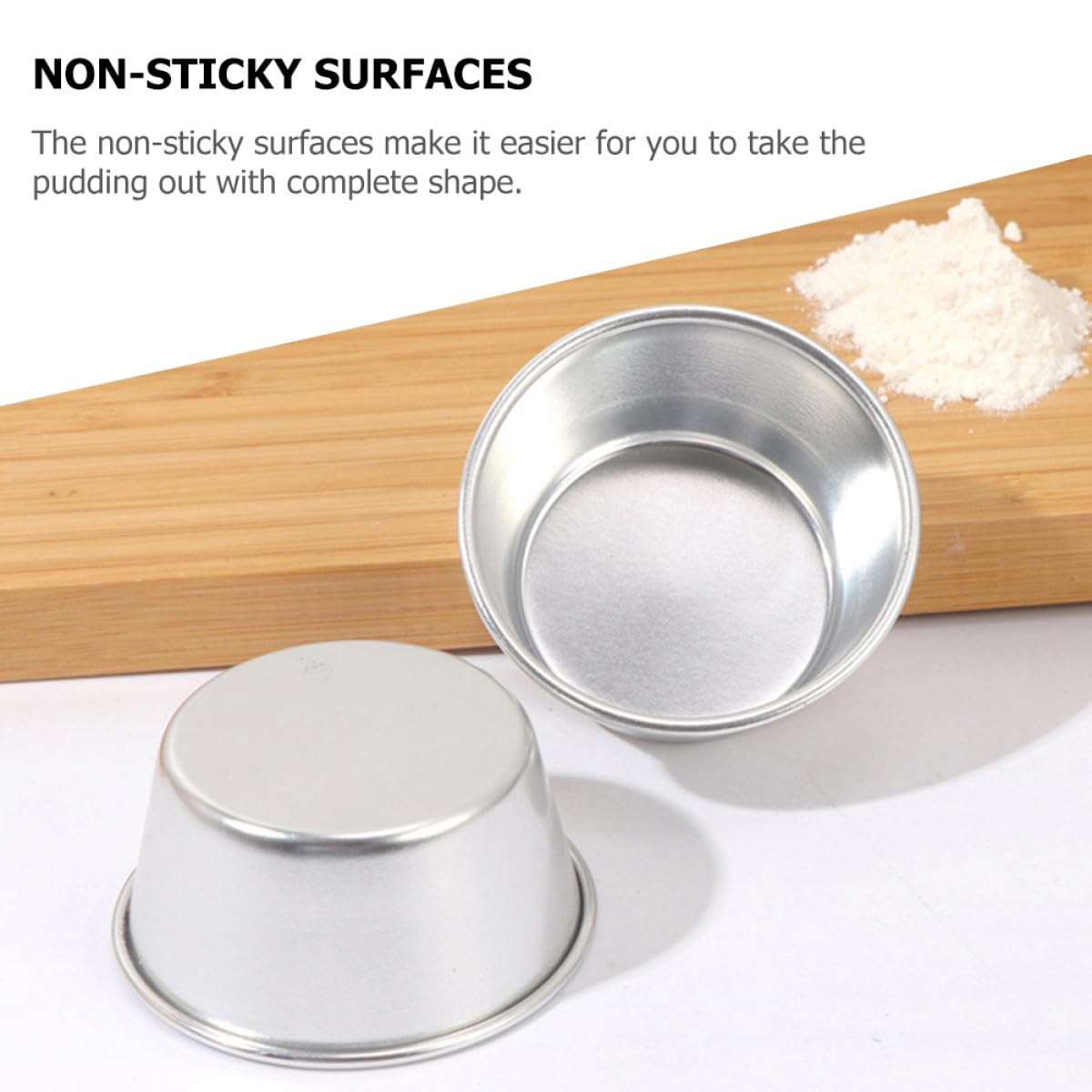 HEMOTON Lot De 5 Caissettes À Muffins Antiadhésives En Métal Pour Muffins Puddings Tartelettes Moules À Pâtisserie Faciles À Démouler 6 Pièces X 5