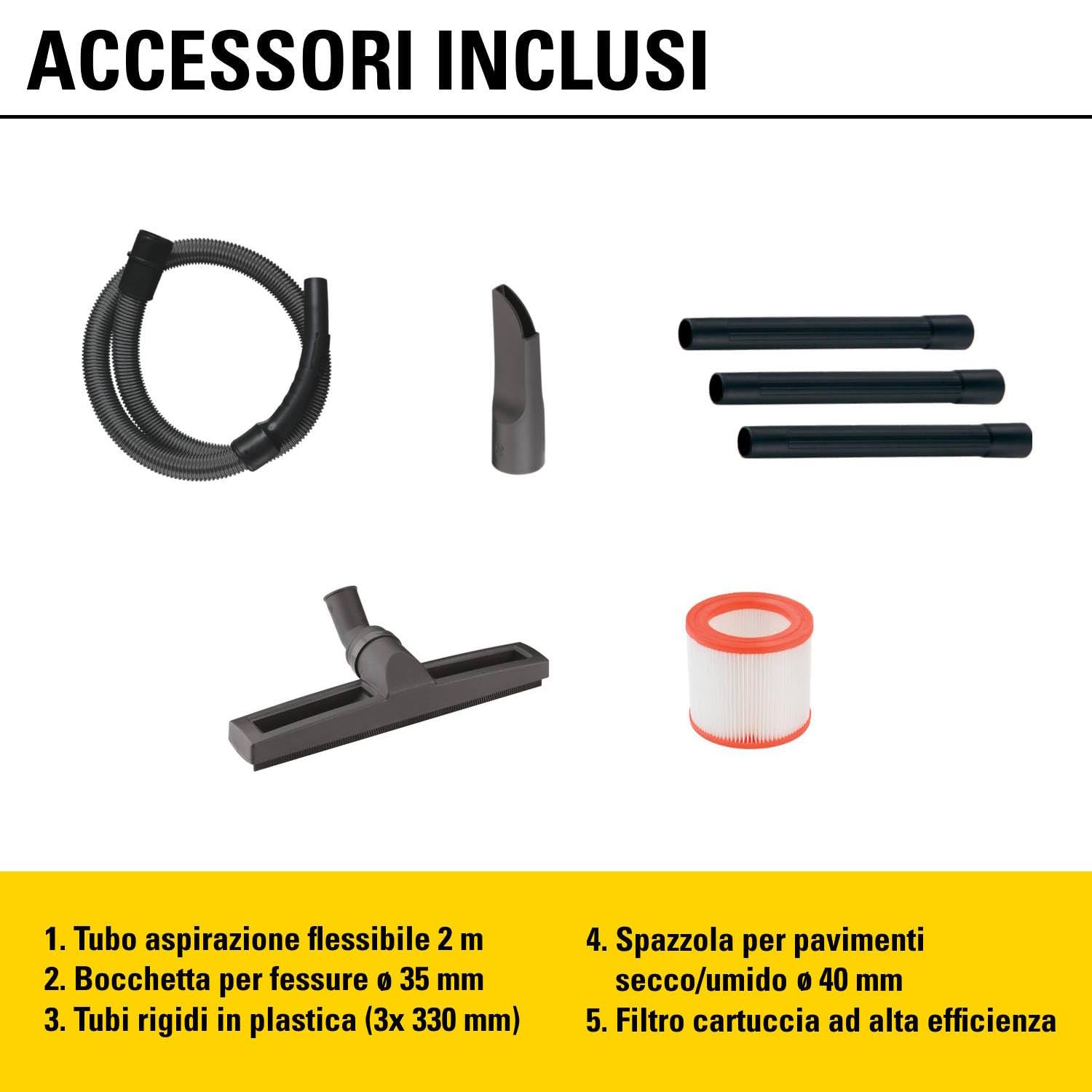 STANLEY Aspirador Multiuso SXVC15PE 1000 W 15 l sólidos y líquidos