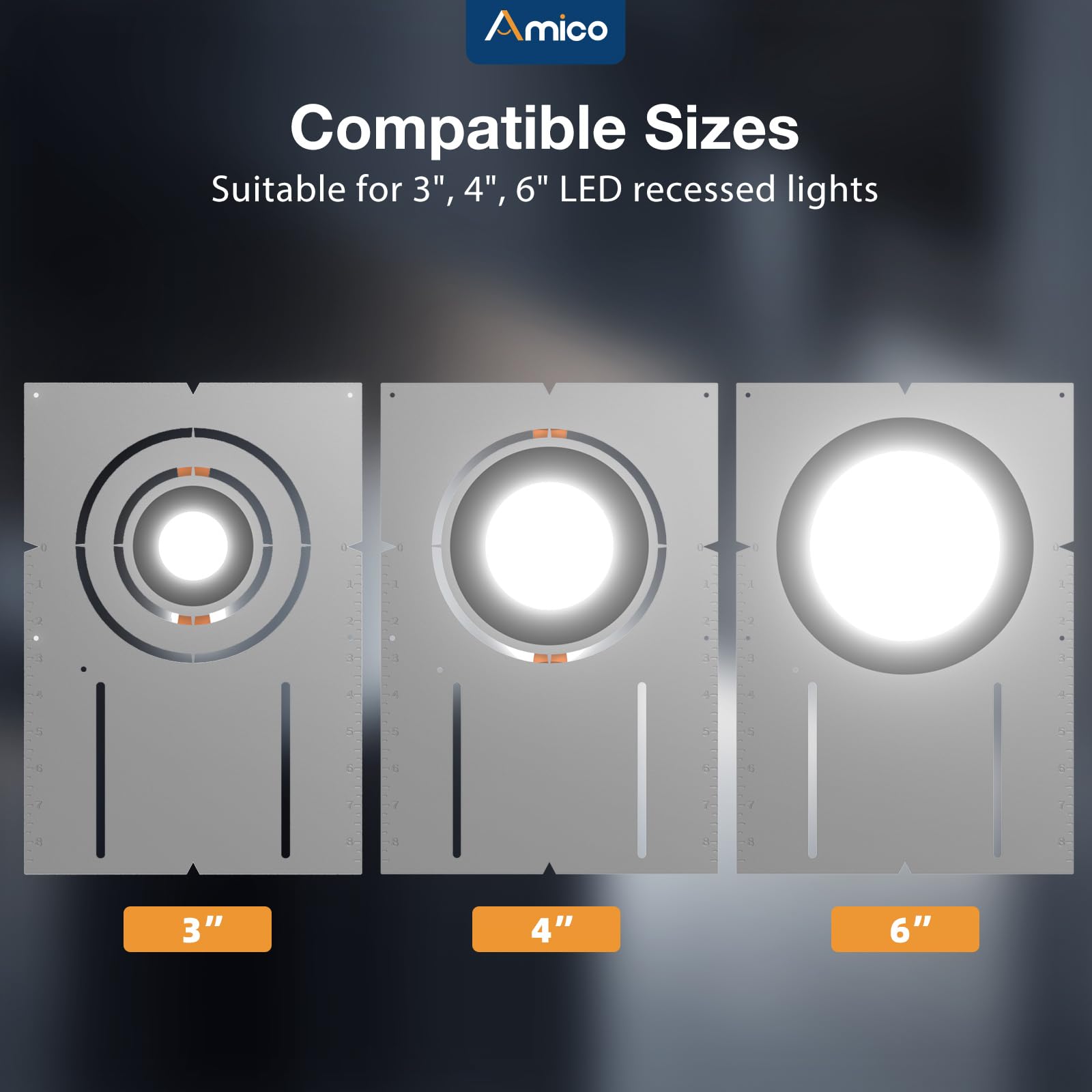 Amico New Construction Light Mounting Plate -3 Amico New Construction Light Mounting Plate -3