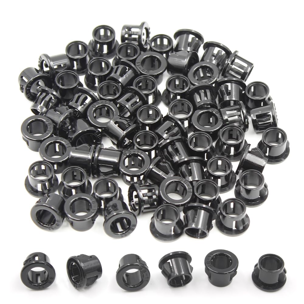EASYEAH Black Snap-in Grommets - Cable Protection -15