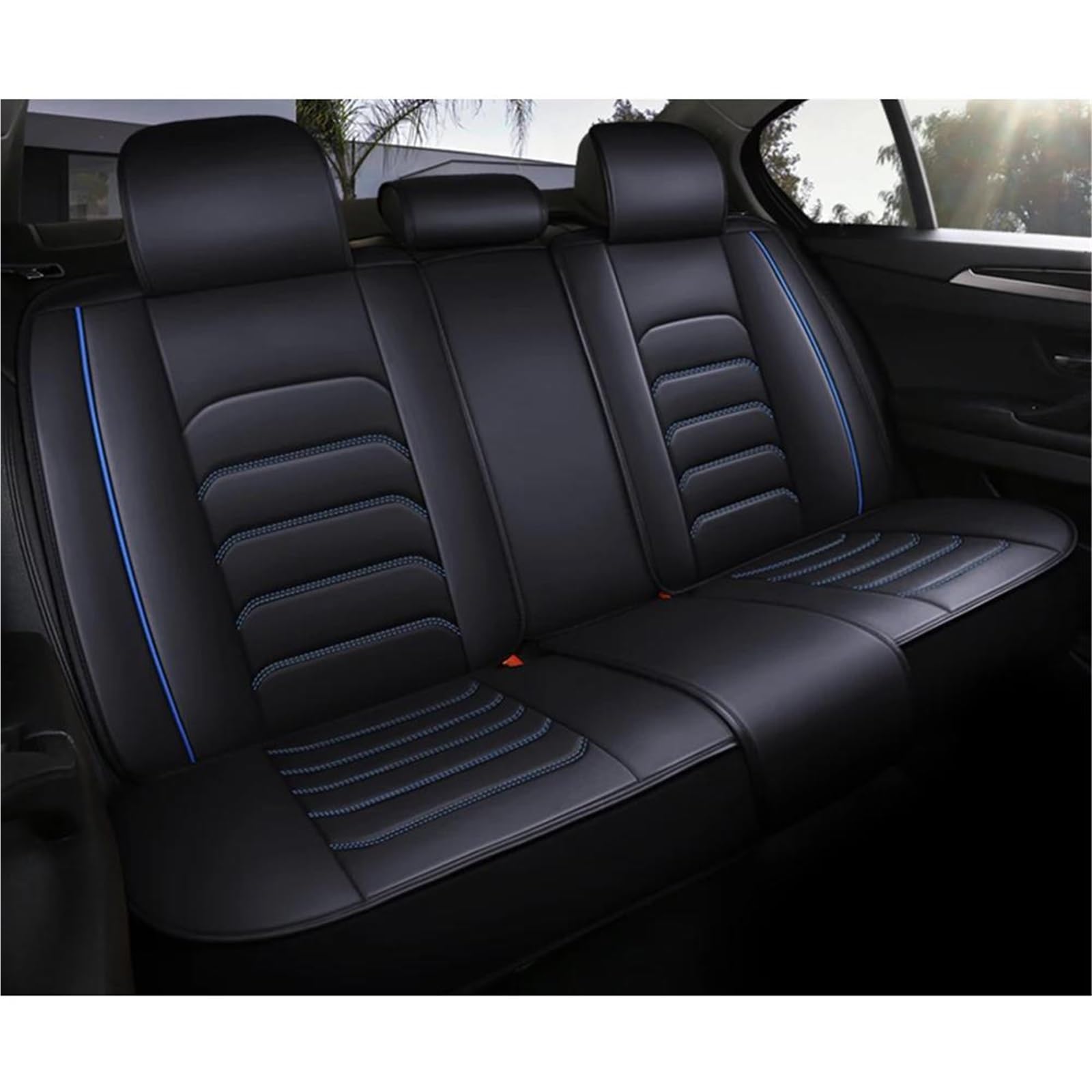 Housse de siège de voiture respirante et imperméable en cuir pour Lexus - 4