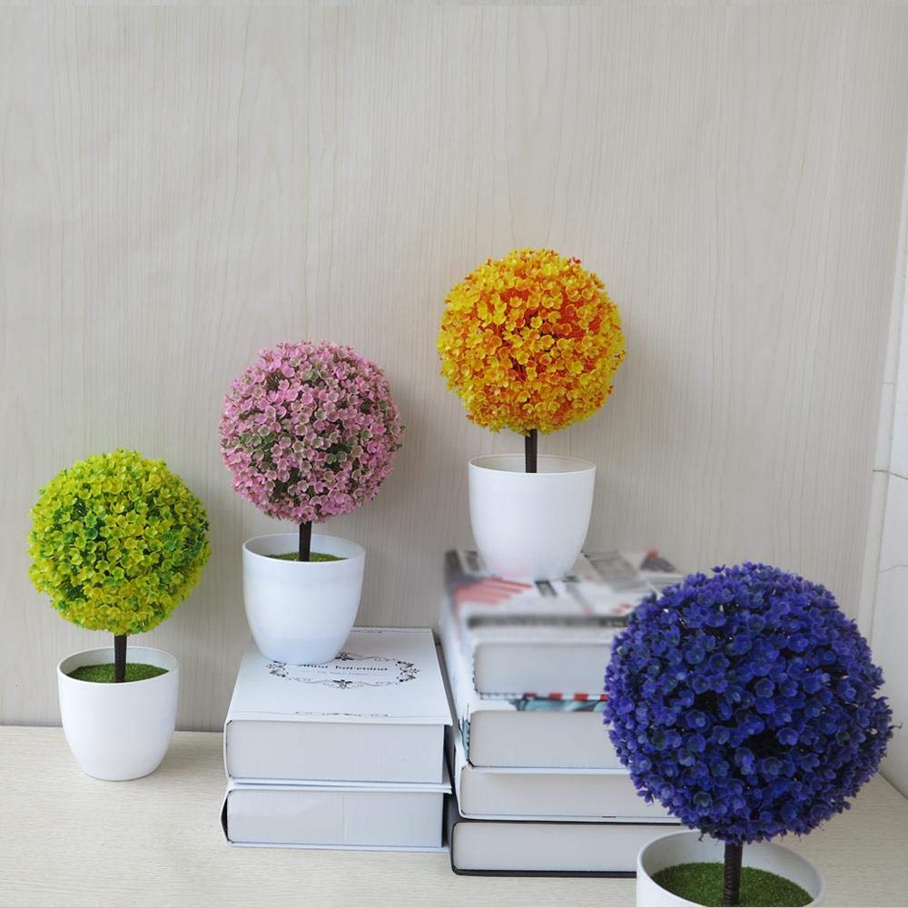 Fioriera Rotonda In Rattan - Grigio Beige - Cestino In Vimini Con - Foto 8