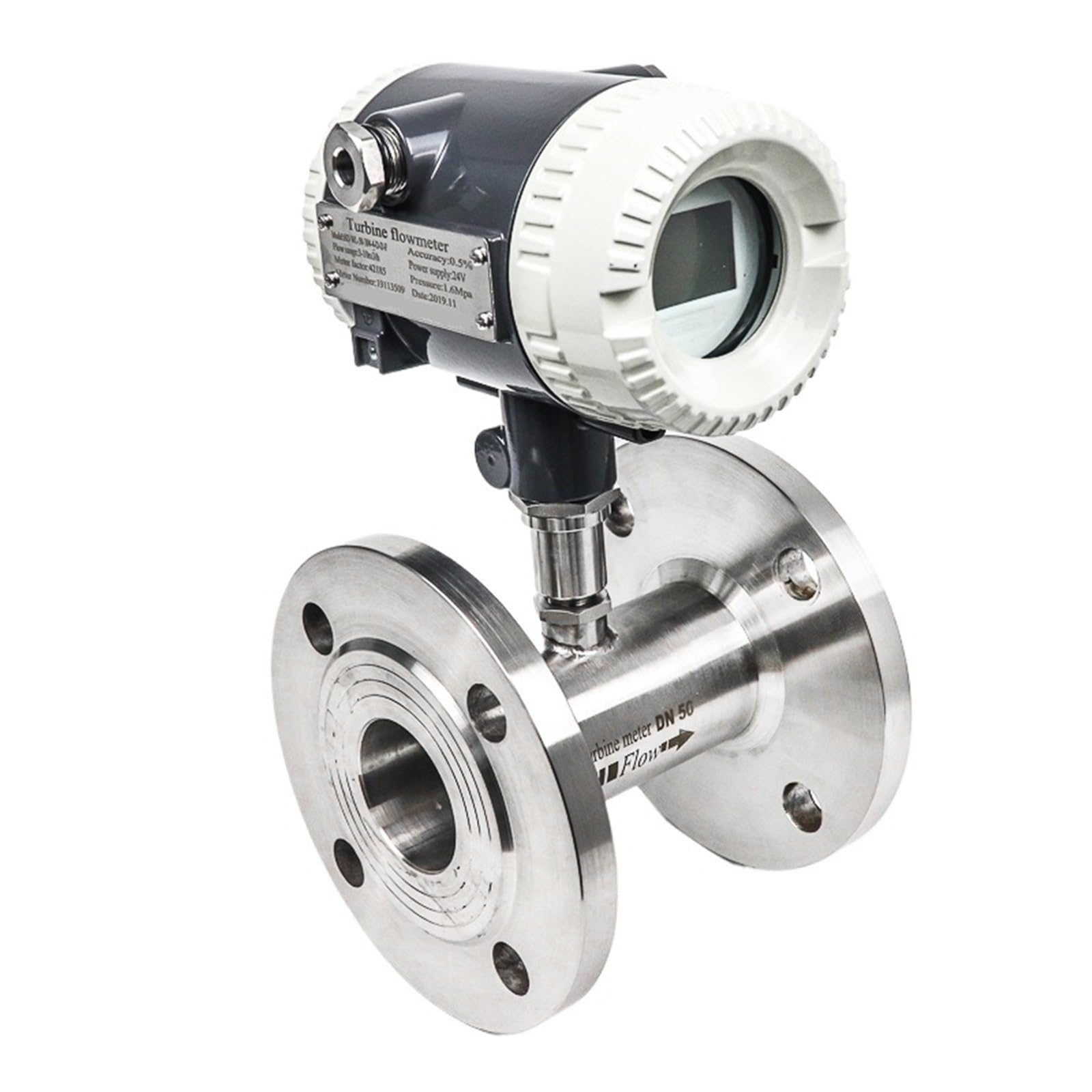 QfUxYYSLD 4-20mA Turbine Flow Meter 2 Inch Pulse Output(DN100)