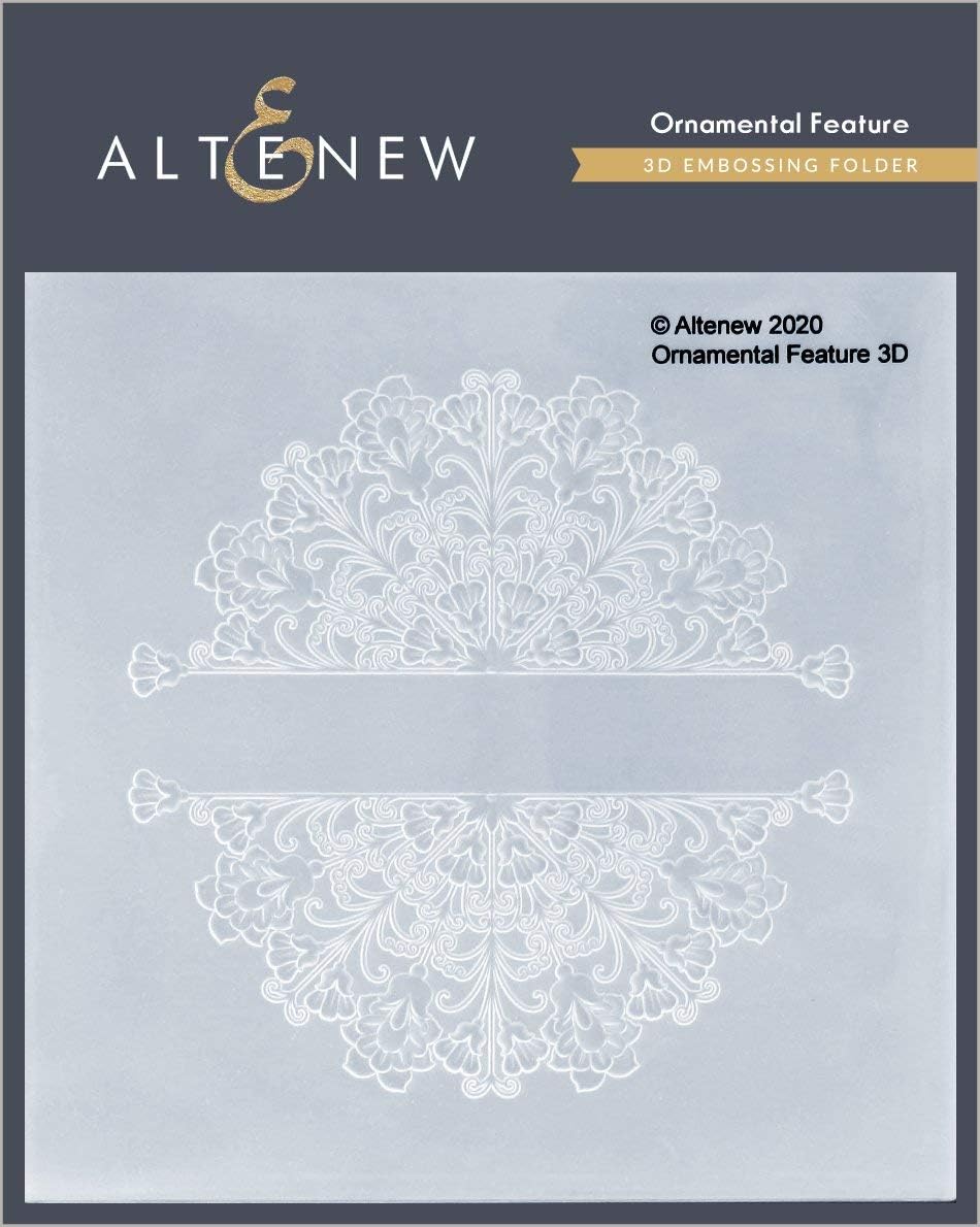 Ornamental Feature 3D Embossing Folder for Paper Crafting, Easy to Use Decorative Embossing Folders, Paper Crafting Ideas, Embossing Folders for Card Making