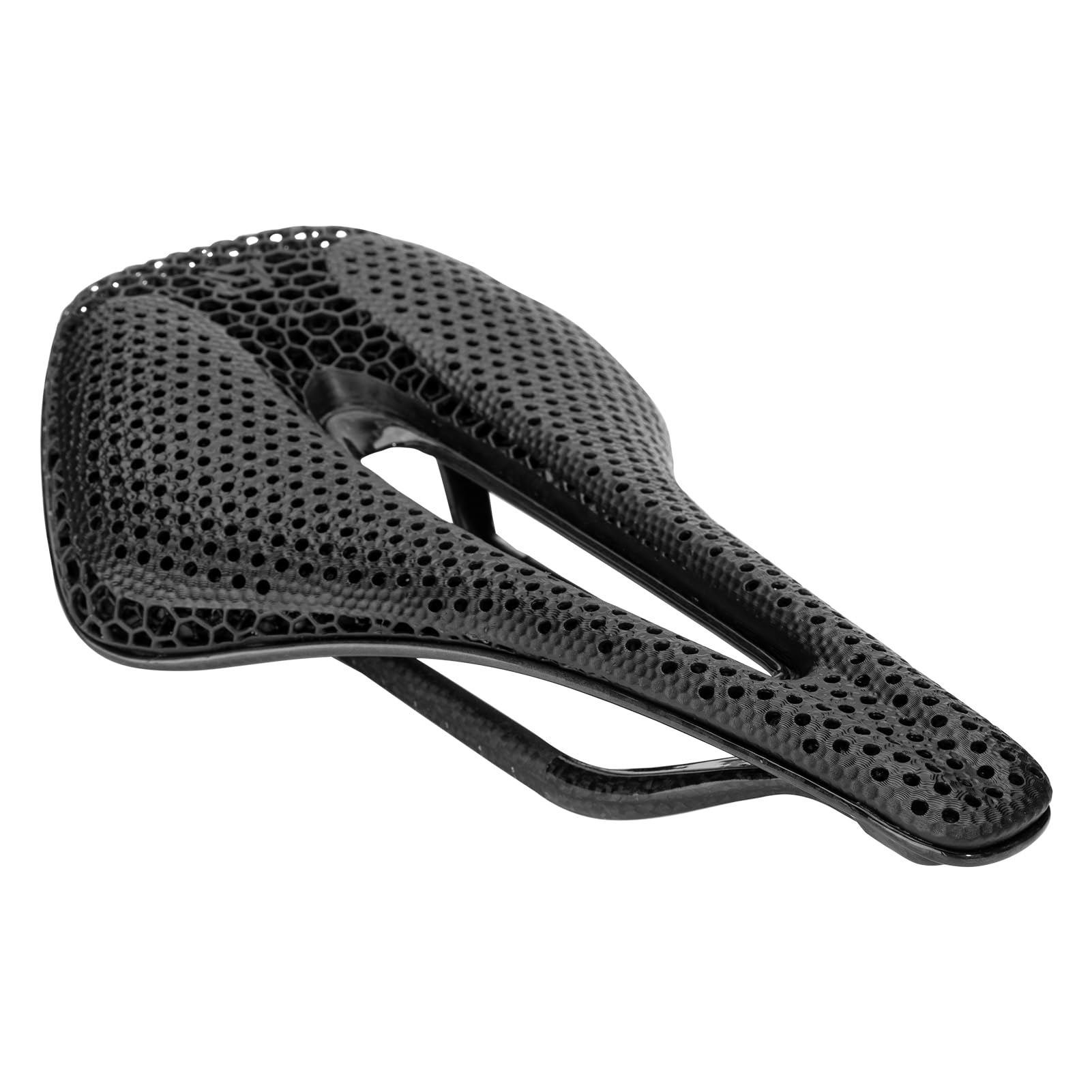 ROCKBROS 3D Printed Bike Saddle 145mm Carbon Road Bike Seat Fit for MTB BMX XC Gravel Bikes