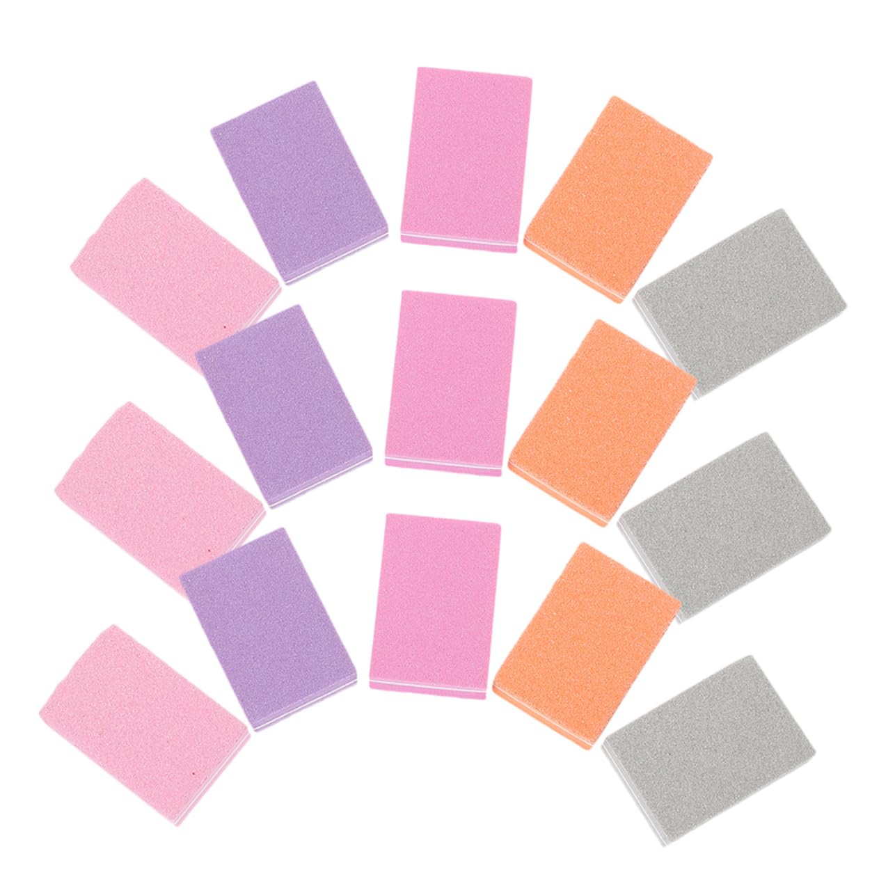 Beaupretty 3 Series Lima De Uñas Lijado Buffer Bloquear Cutícula Clavo Amortiguadores De Uñas Pulidor De Uñas Lima De Manicura Limas De Manicura Bloque De Tampón De Uñas Esponja 100 Piezas*3