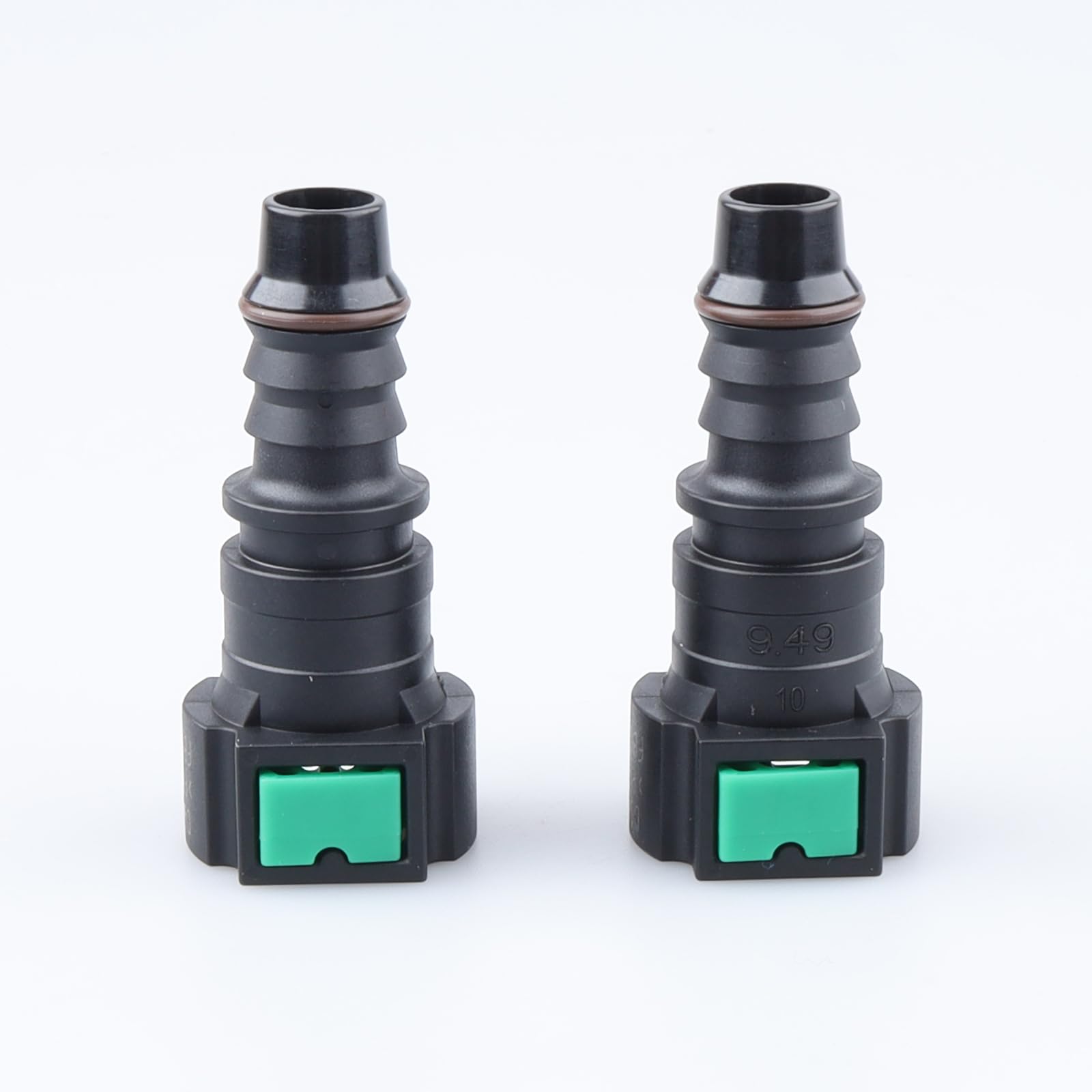 AC PERFORMANCE Fuel Quick Connector Female 3/8" Tube to Male 1/2" Barb, Pack of 2