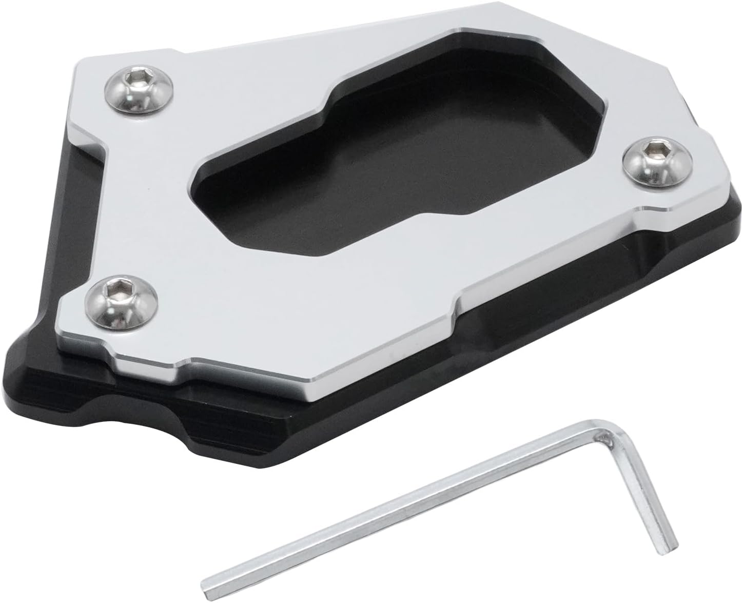 – Motorcycle Side Stand Extension Plate, Side Kickstand, Replacement for BMW R1200GS LC 13-16 / R1200GS Adventure LC 14-16