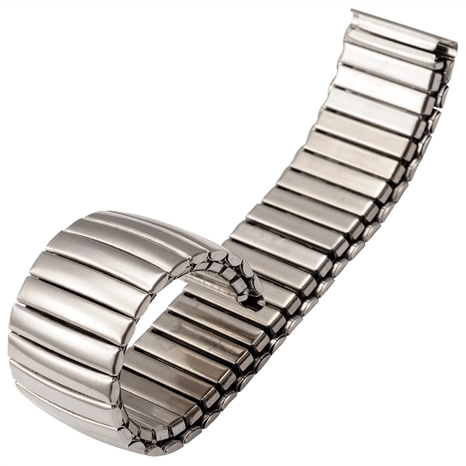 Bracelet De Montre Extensible Kreisler – Acier Inoxydable, Largeur 19 Mm, Neuf Avec étiquettes