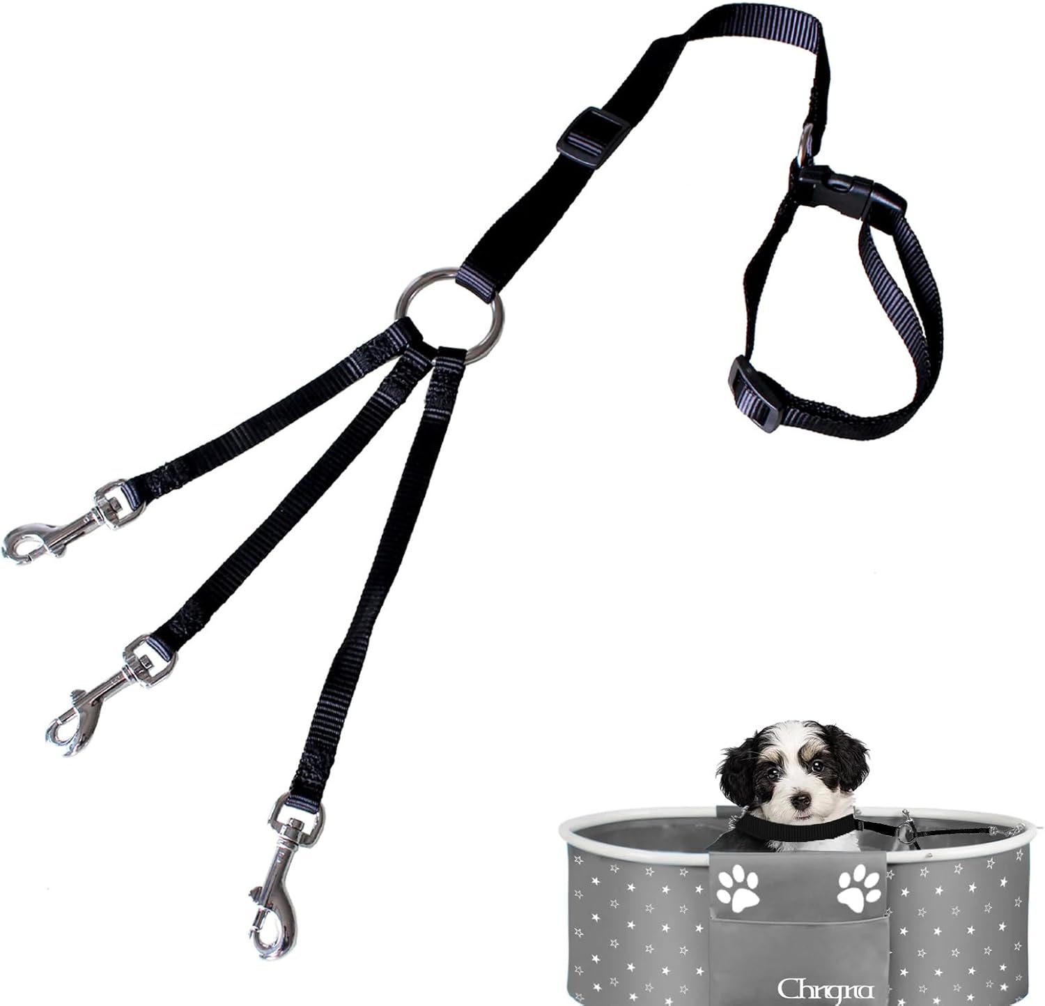 Dog Bath Tether Bathtub Leash Bathing Harness Dog Grooming Harness Adjustable Fixed Safety Rope for Pet Shower Bathing