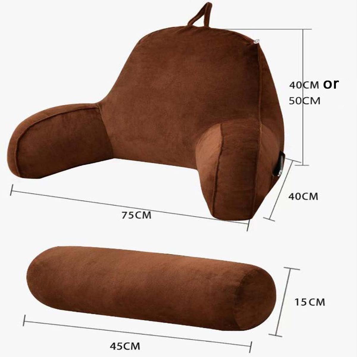 VERCART Cuscino Cuneo Letto Schienale Rialzato Doppio Petto Schiena Grandi Cuscini per Dormire