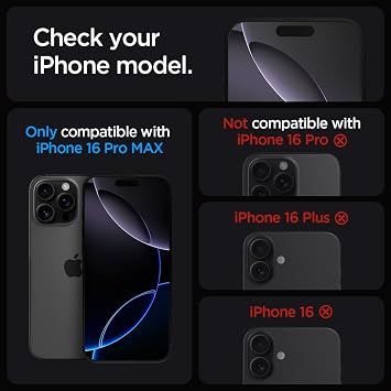 Spigen iPhone 16 Pro Max ile Uyumlu MagSafe Cam Ekran Koruyuculu Kılıf Ultra Hybrid Mag Fit + GLAS.tR EZ Fit HD Beyaz - ACS08141 (Spigen TR Garantili)