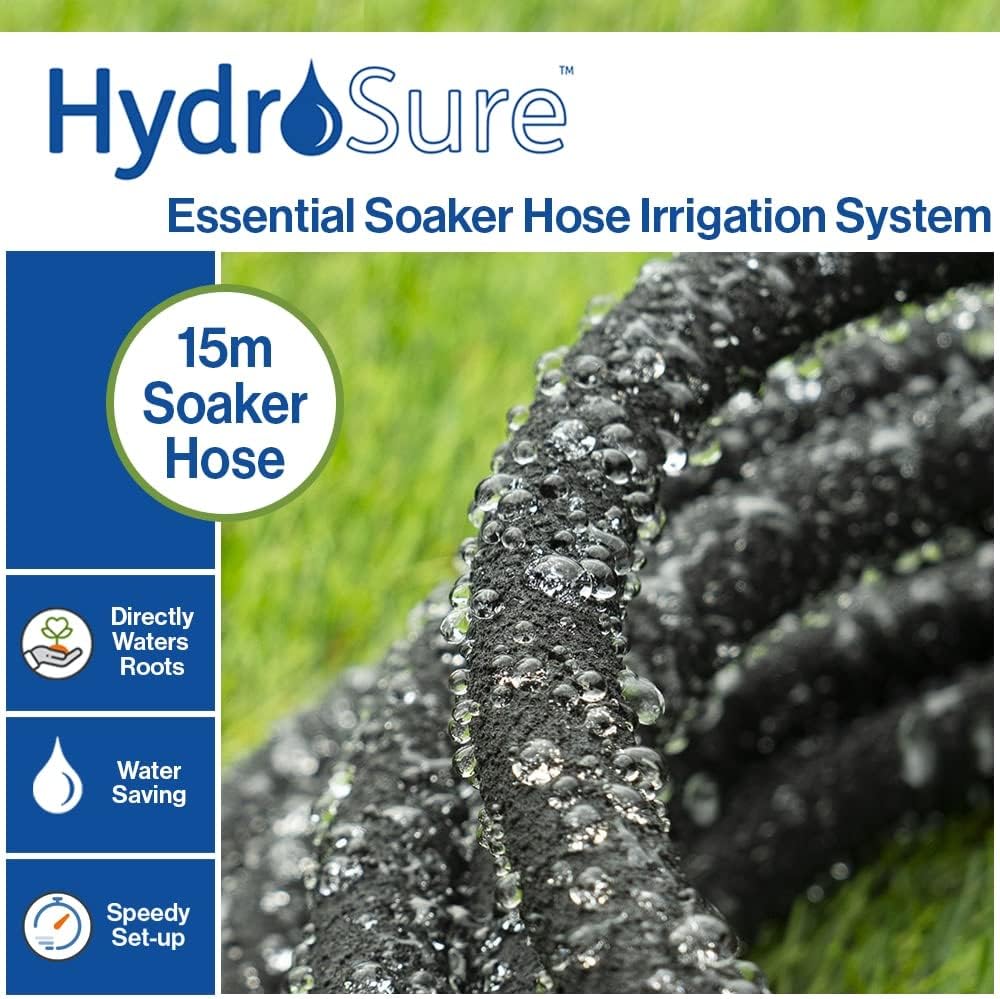 HydroSure Essential 15m Soaker Hose Irrigation System