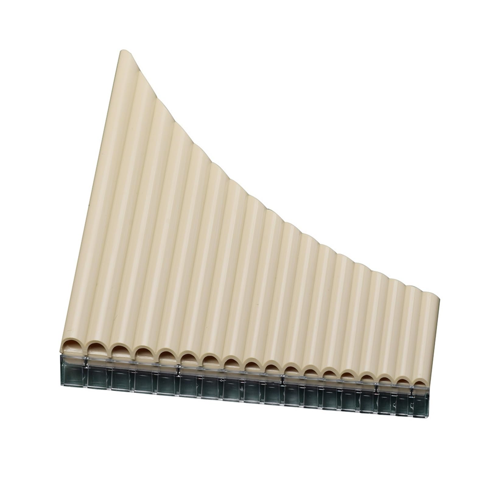 Fletnia Pana Dla Początkujących Fletnia Pana Z Żywicy 18 Piszczałek Prosty Instrument Odpowiedni Dla Początkujących I Profesjonalnych Muzyków(Beige)