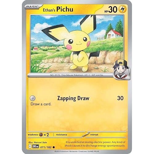 Pokemon - Ethan’s Pichu 071/182 – Destined Rivals – Pokemon Single Card