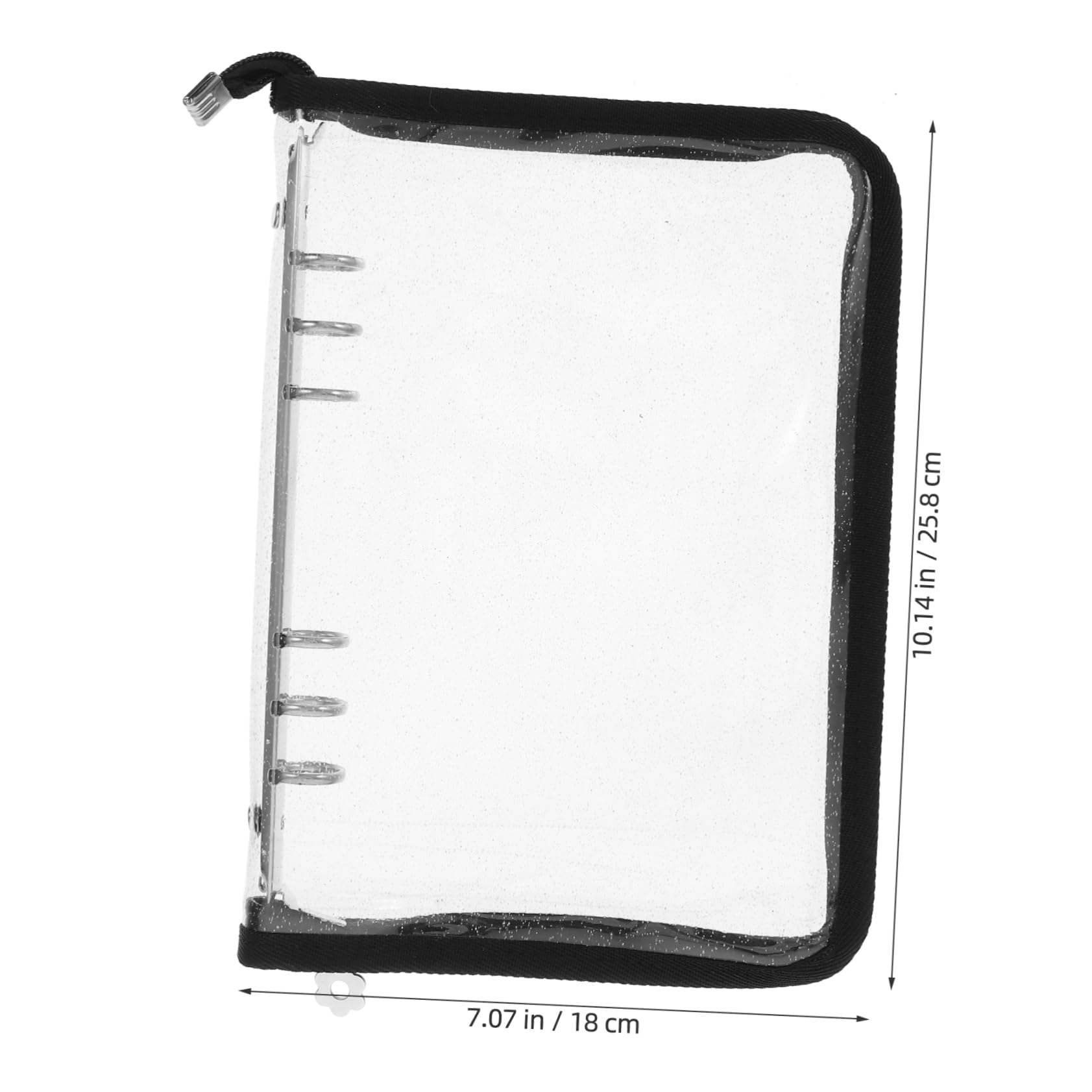 HOMSFOU Photo Album Binder Cover Clear Loose- Card Holder for Efficient Storage Portable and Lightweight Design for Organizing Photos and Notes