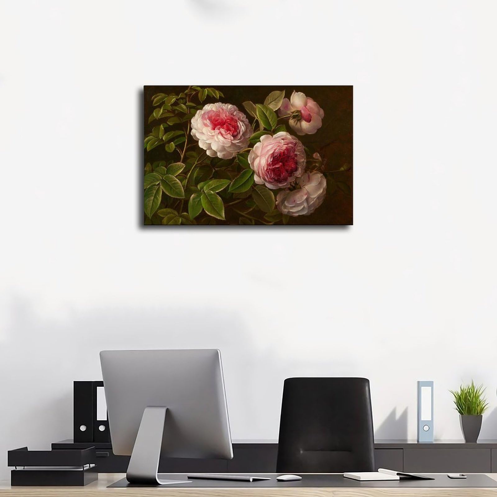 Rosafarbene - Poster su tela, decorazione per ufficio, idea regalo