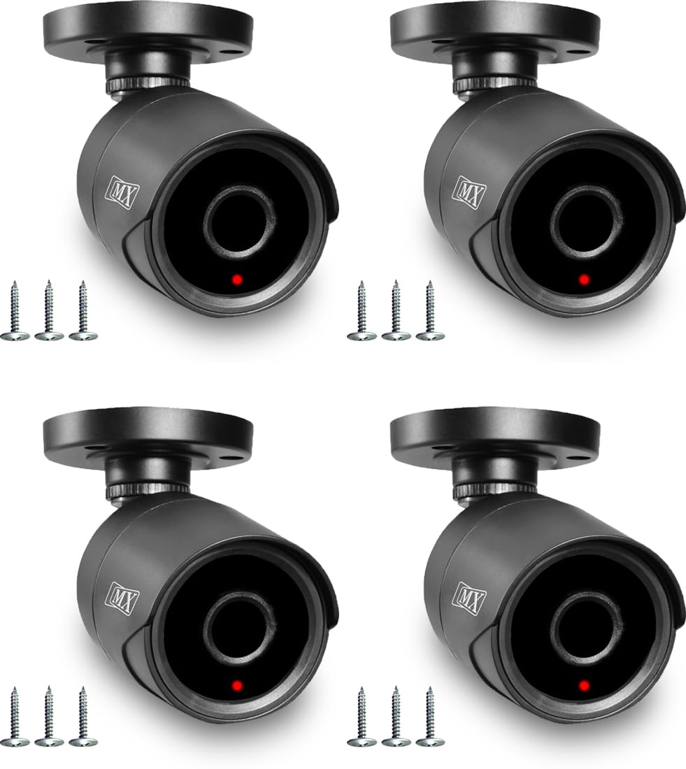MX Dummy Fake Security Wireless Bullet CCTV Outdoor Camera Flashing Light BlackD8_4 Security Camera-picture-18