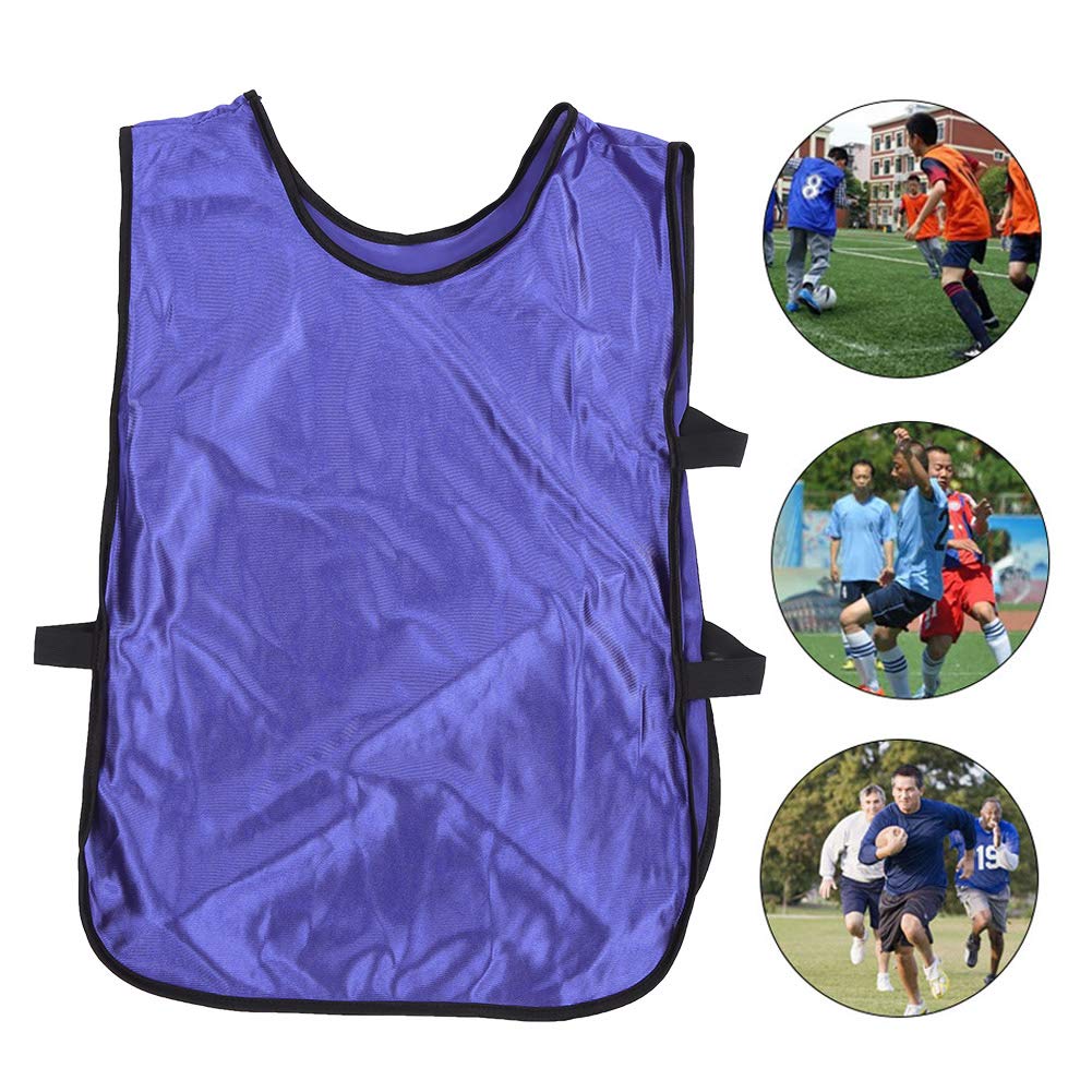 Kudoo Pettorine da Allanamento per Bambini, Giovani e Adulti, Gilet da Allenamento di Squadra Gilet di Formazione per Calcio, Pallacanestro, Pallavolo e Sportivo, Confezione da 12