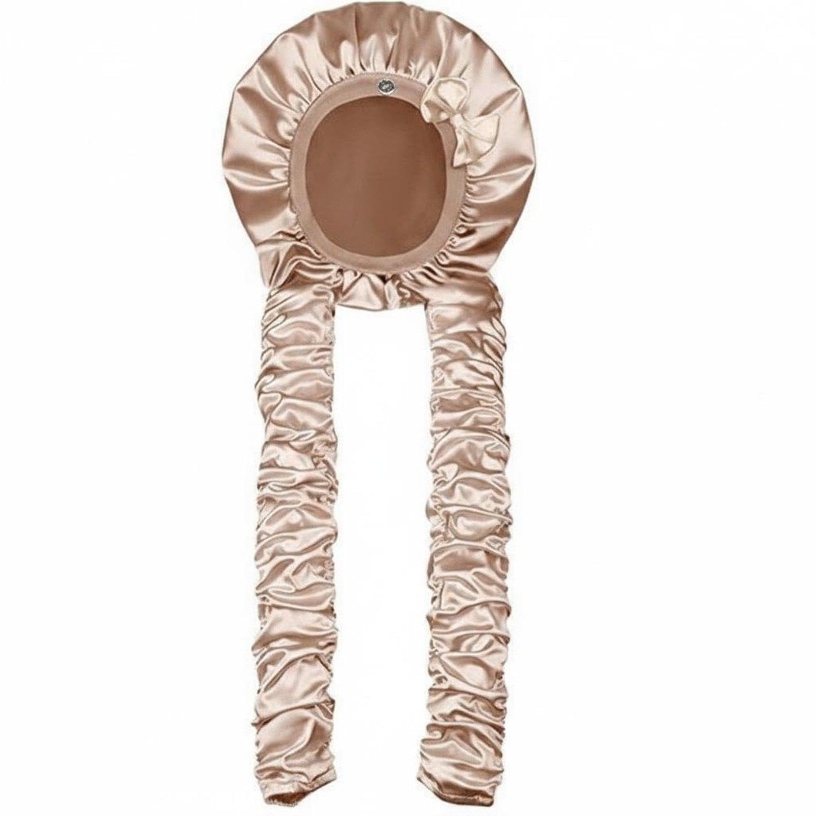 CALANDIS Heatless Curl Bonnet Satin Overnight Styling Beige 200 g