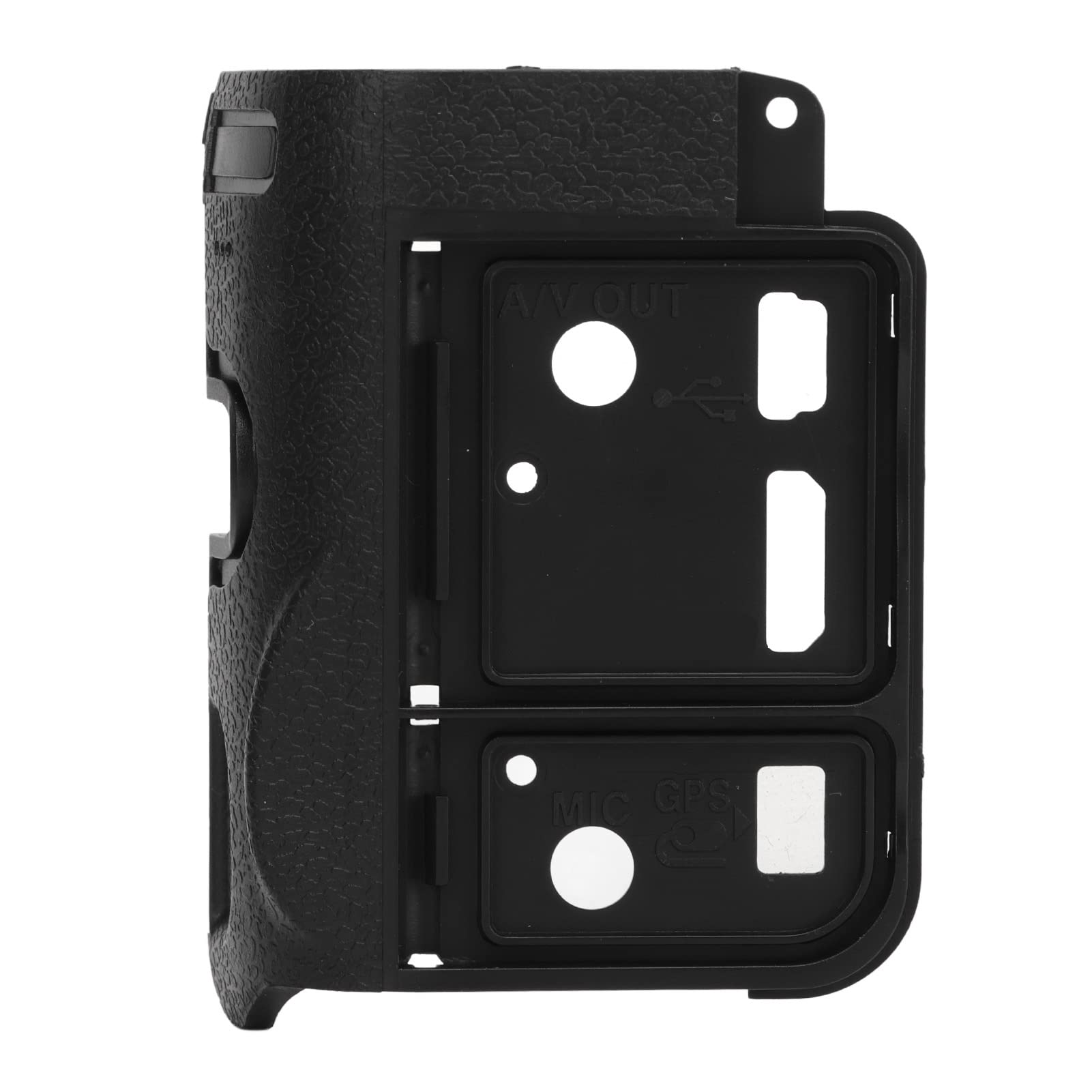 Copertura in Gomma per Corpo Fotocamera Digitale per D7000, Impugnatura Anti-vibrazione, Installazione Semplice, Gomma Nera da 0,9 Once, 3 unità per la Fotografia
