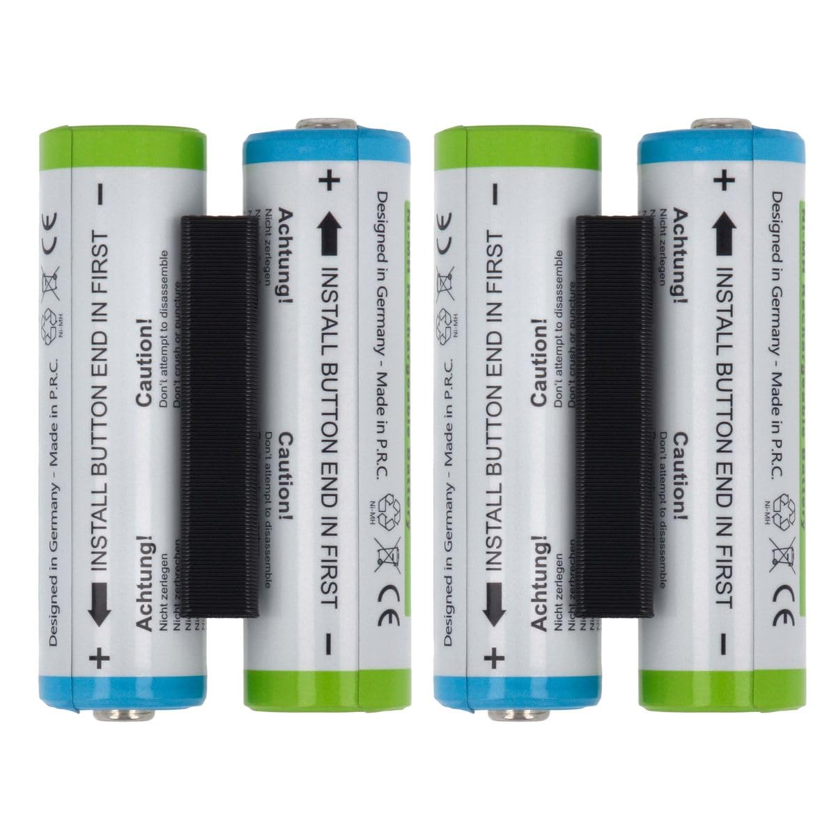 2er Pack Akku kompatibel mit Garmin 010-11874-00 - AA NI-MH 2600mAh 1.2V - für Approach G3, G5, Astro 320, 430 Handheld, Dakota 10, 20, eTrex 10, 20
