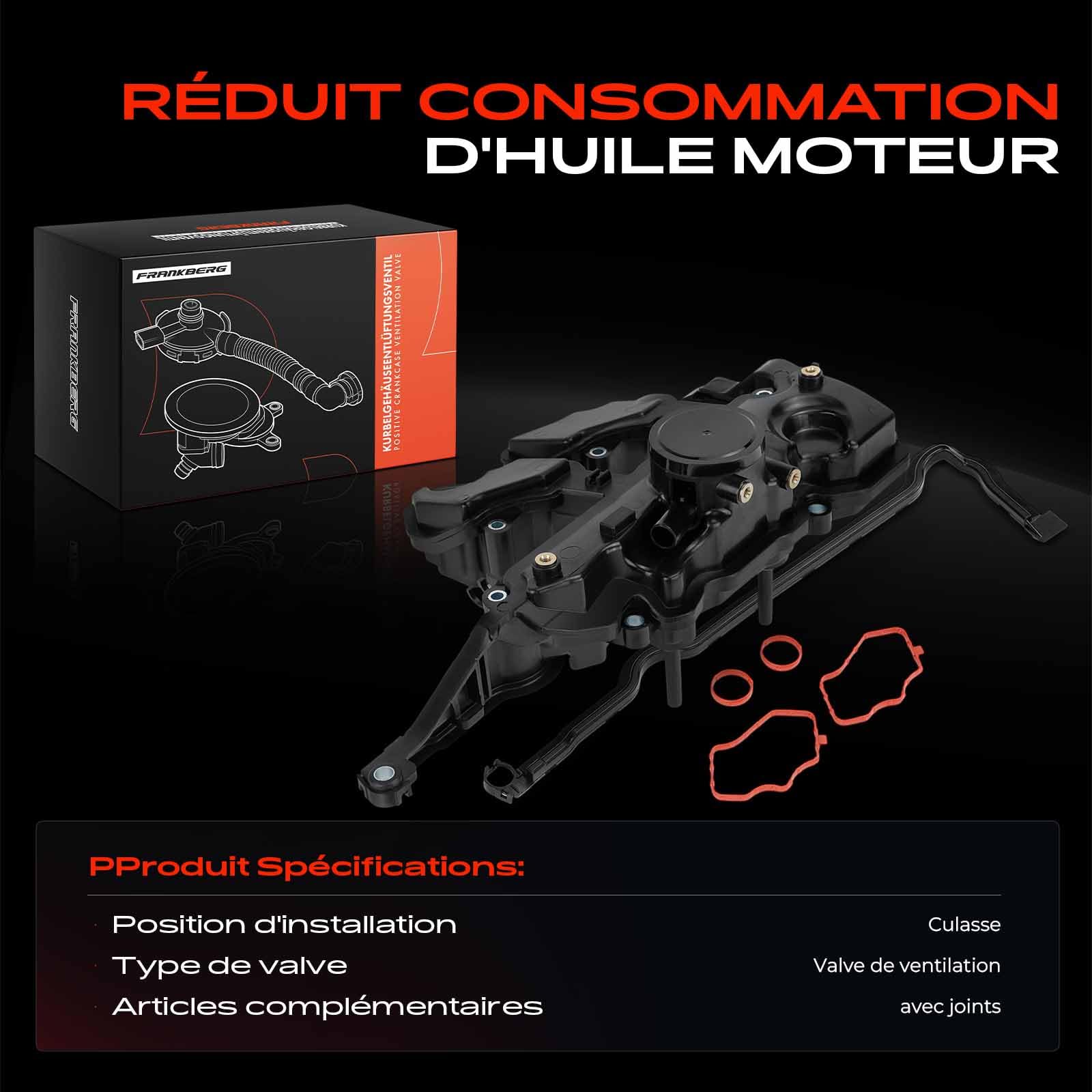 Frankberg 2x Séparateur D'Eau D'Huile Avant Remplacer# 8200673395