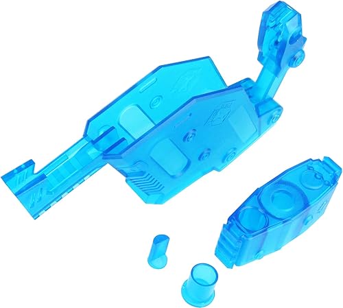 Miniatura 2 de WORKER Modblasters - Kits de pez espada para Nerf Stryfe Modificar Toy Color Azul Transparente