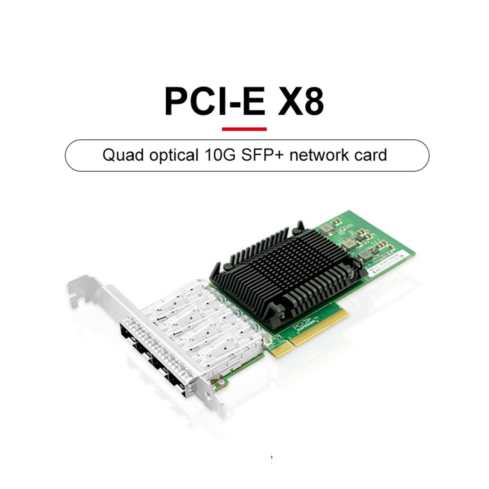 Scheda di Rete X8 10G SF.p+ 1/2/4 Porte Ethernet Adapter LAN Card(4 Ports 10G)