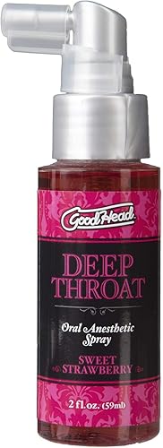 Thurston Good Head Spray para garganta profunda - Sweet Strawberry 2 fl oz 2.0 fl oz