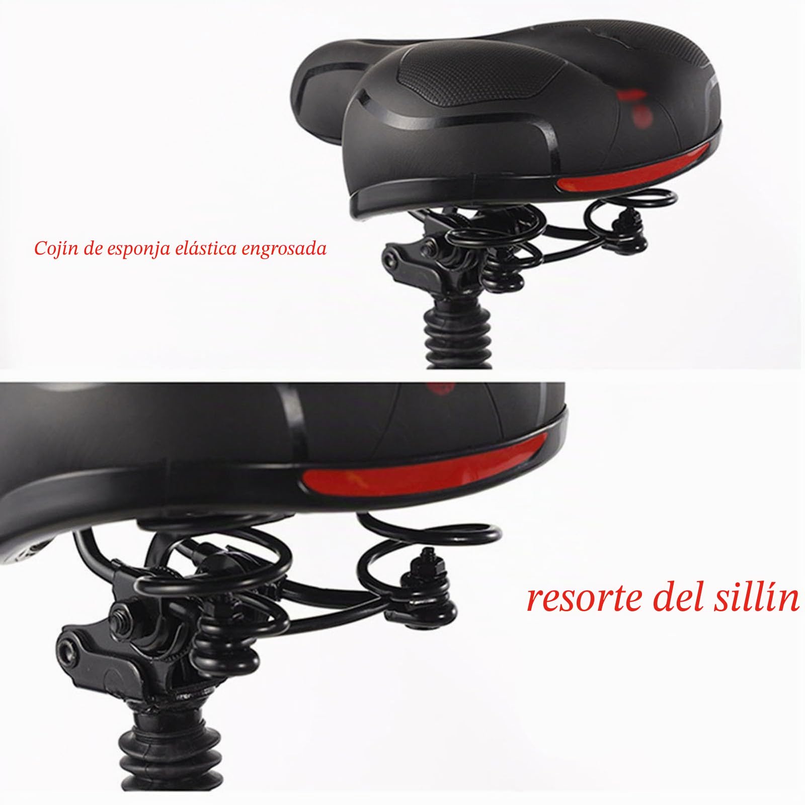 Asiento de Scooter eléctrico, Accesorio de Repuesto con amortiguación Ajustable para Segway Ninebot ZT3Pro