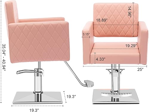 Miniatura 3 de Paddie Silla de salón para estilista, silla hidráulica de altura ajustable, sillas de peluquería multiusos, equipo de spa de belleza, peso máximo de