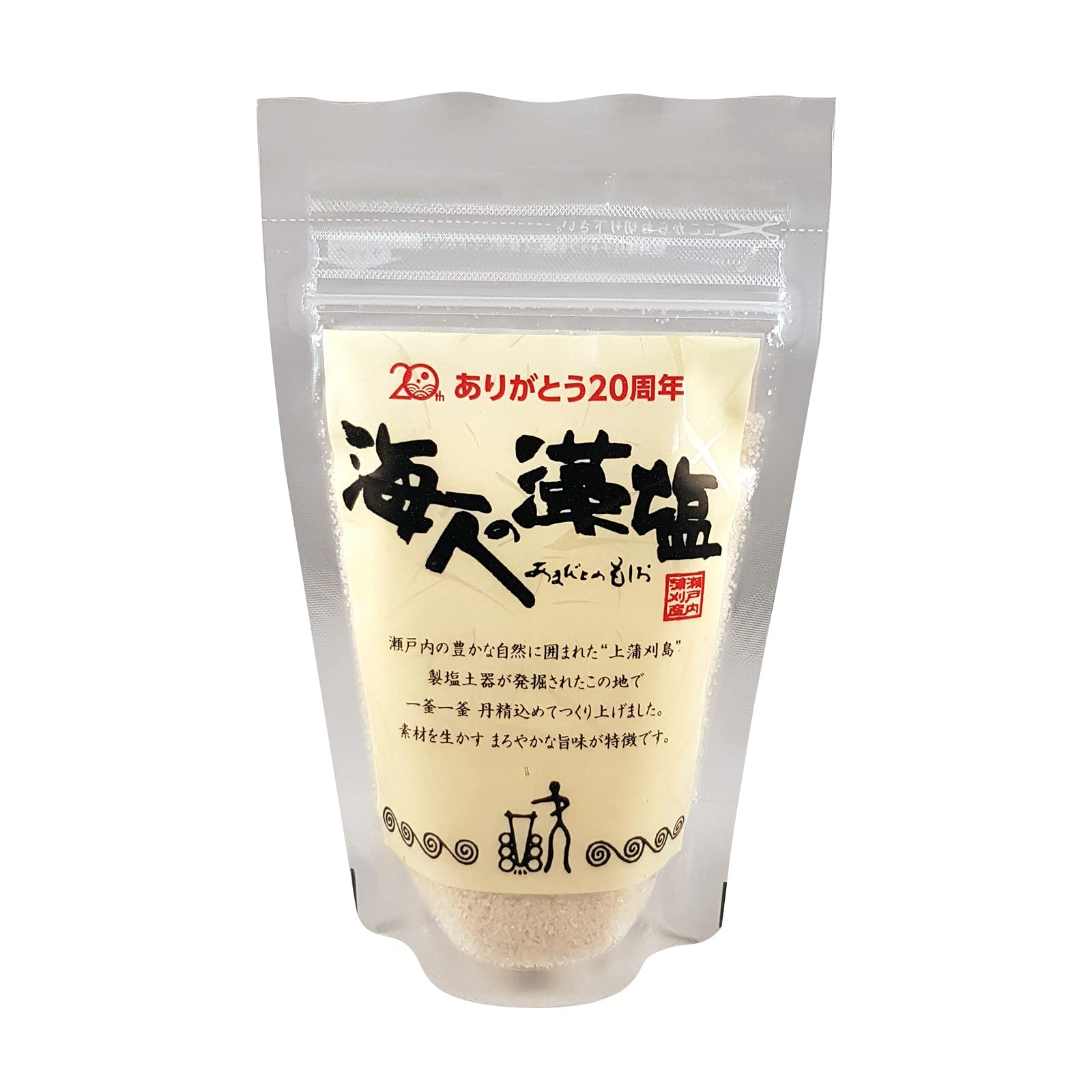 蒲刈物産 海人の藻塩 スタンドパック 100g