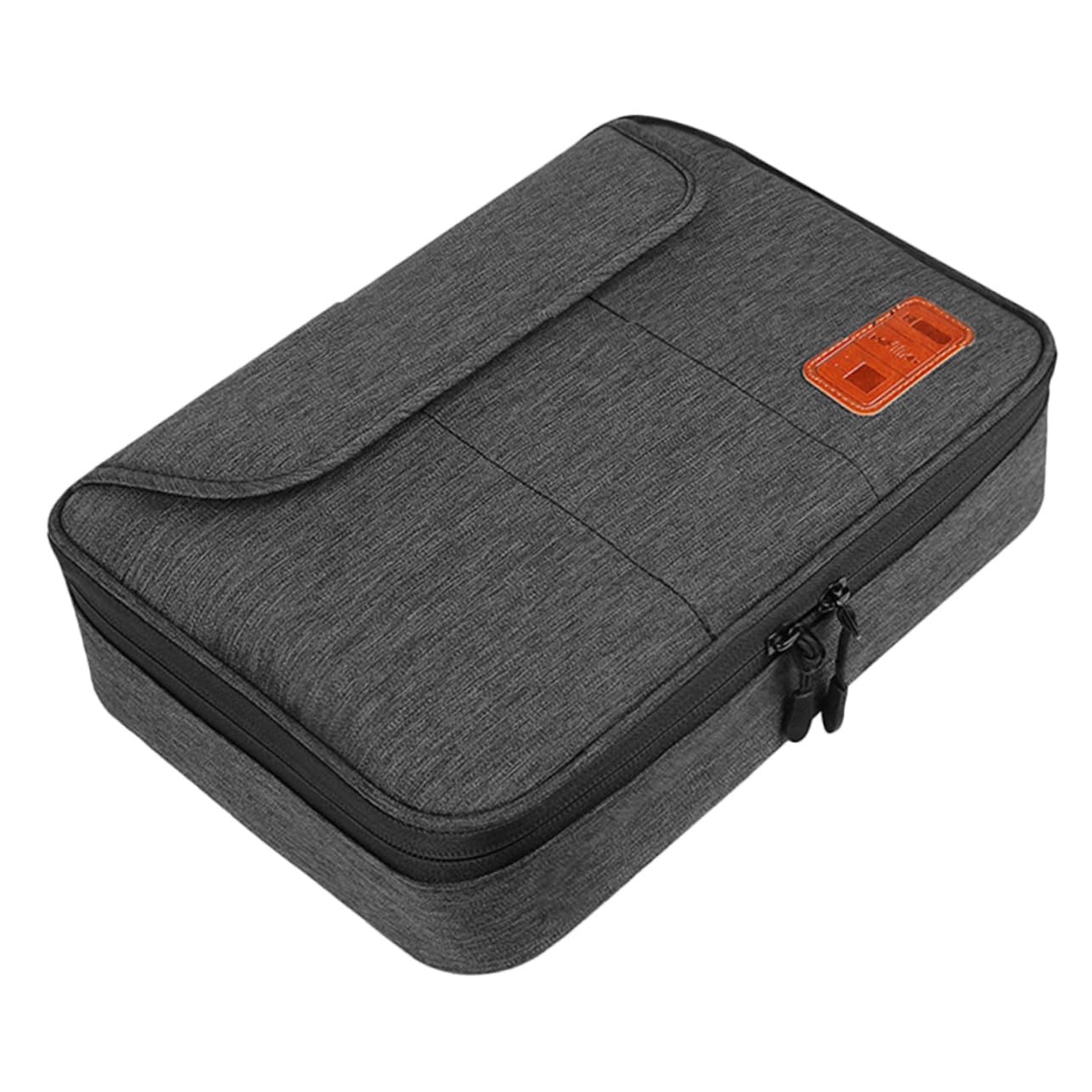 Veemoon Borsa Organizer per Cavi da Esterno Custodia per Dispositivi Elettronici Design Strati Ampia Capacità per Contenere Telefoni Tablet da Adattatori di Alimentazione Schede
